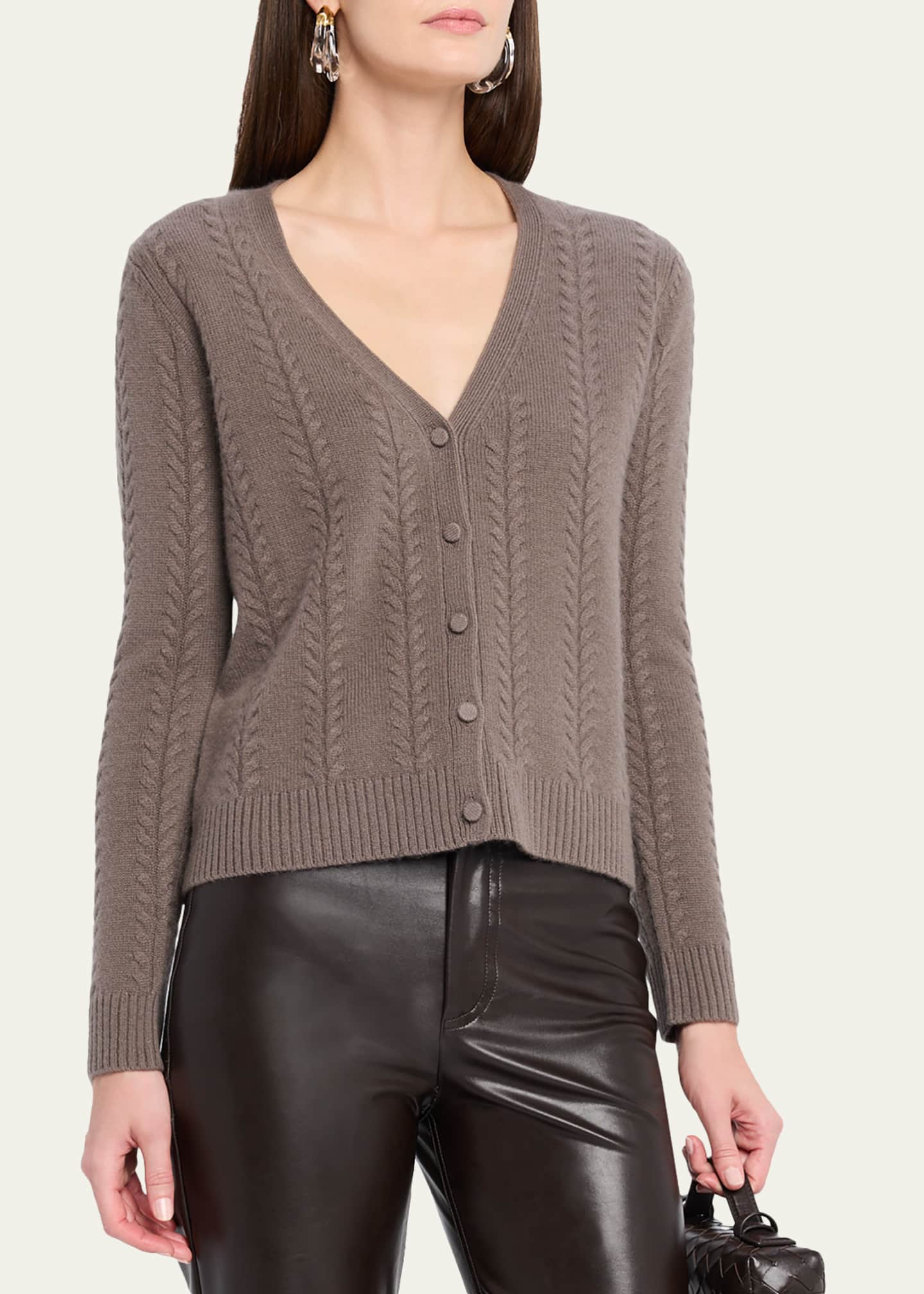 TSE Cashmere Cashmere Cable-Knit Cardigan - Bergdorf Goodman