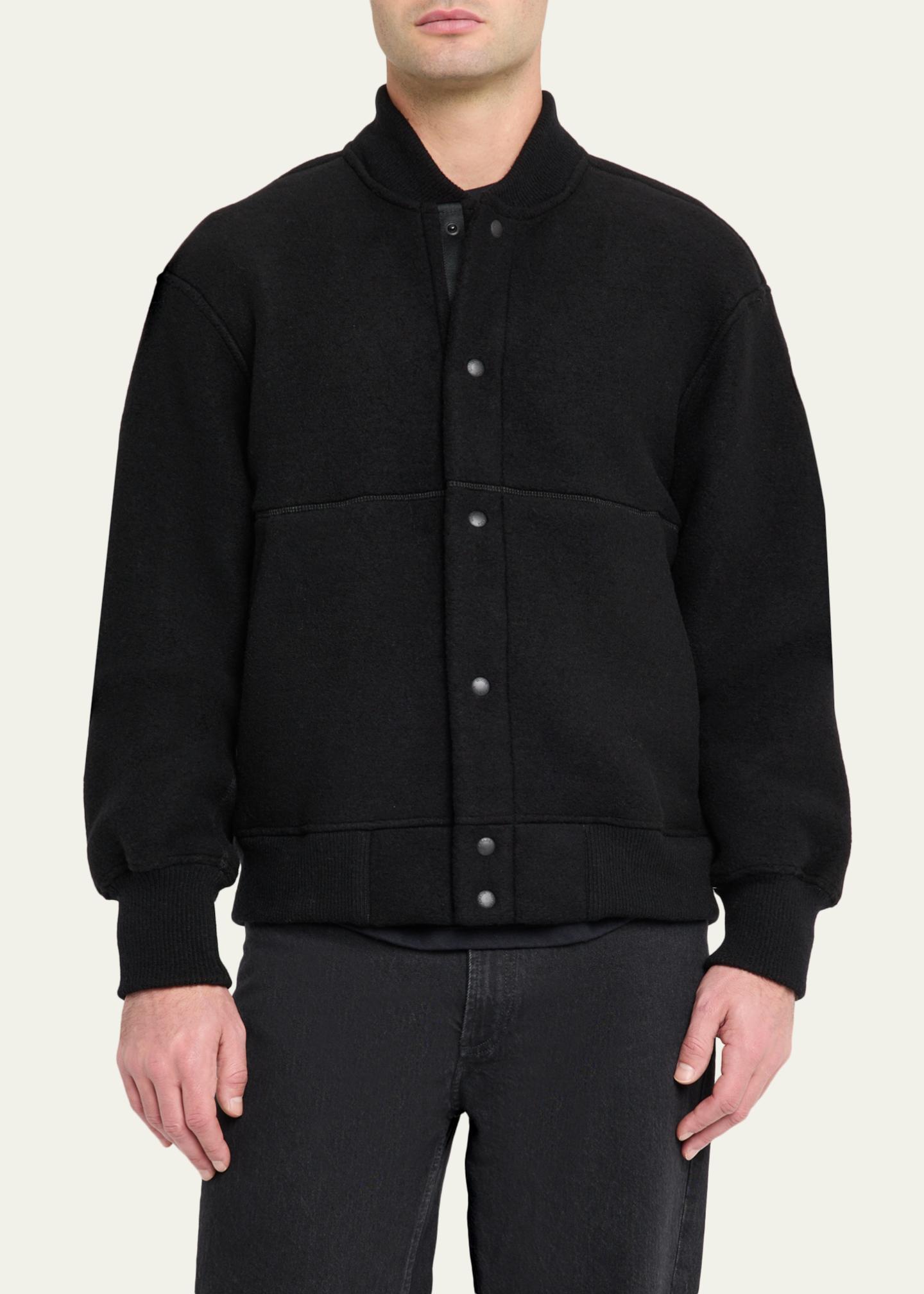 Canada Goose Men's Hudson Fleece Snap-Front Bomber Jacket