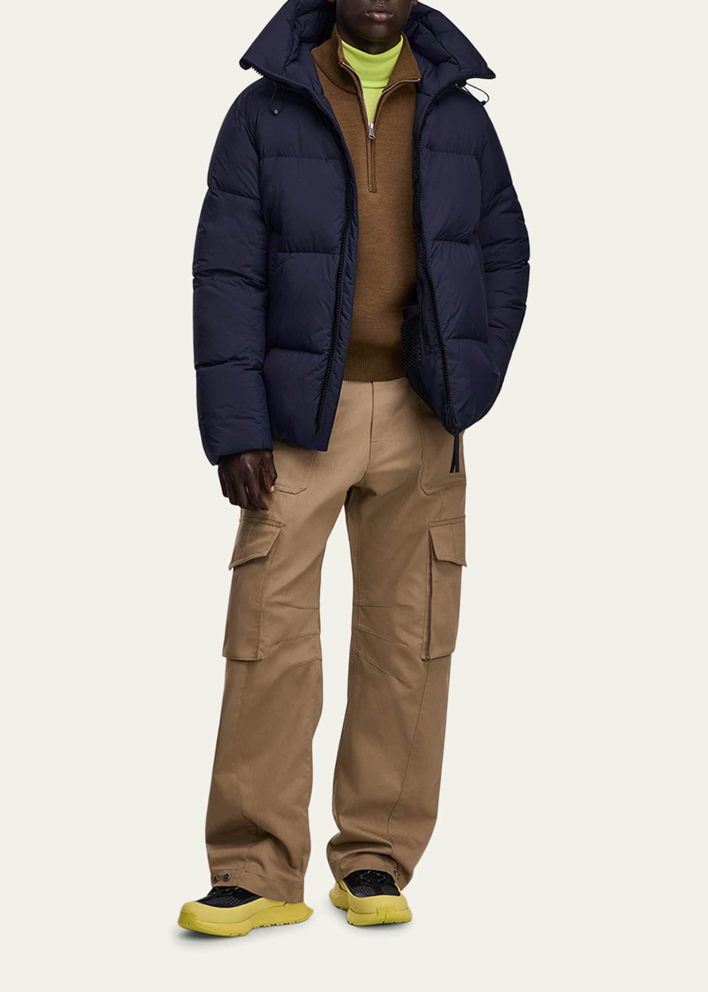 Canada Goose Men's Crofton Matte Nylon Hooded Puffer Jacket
