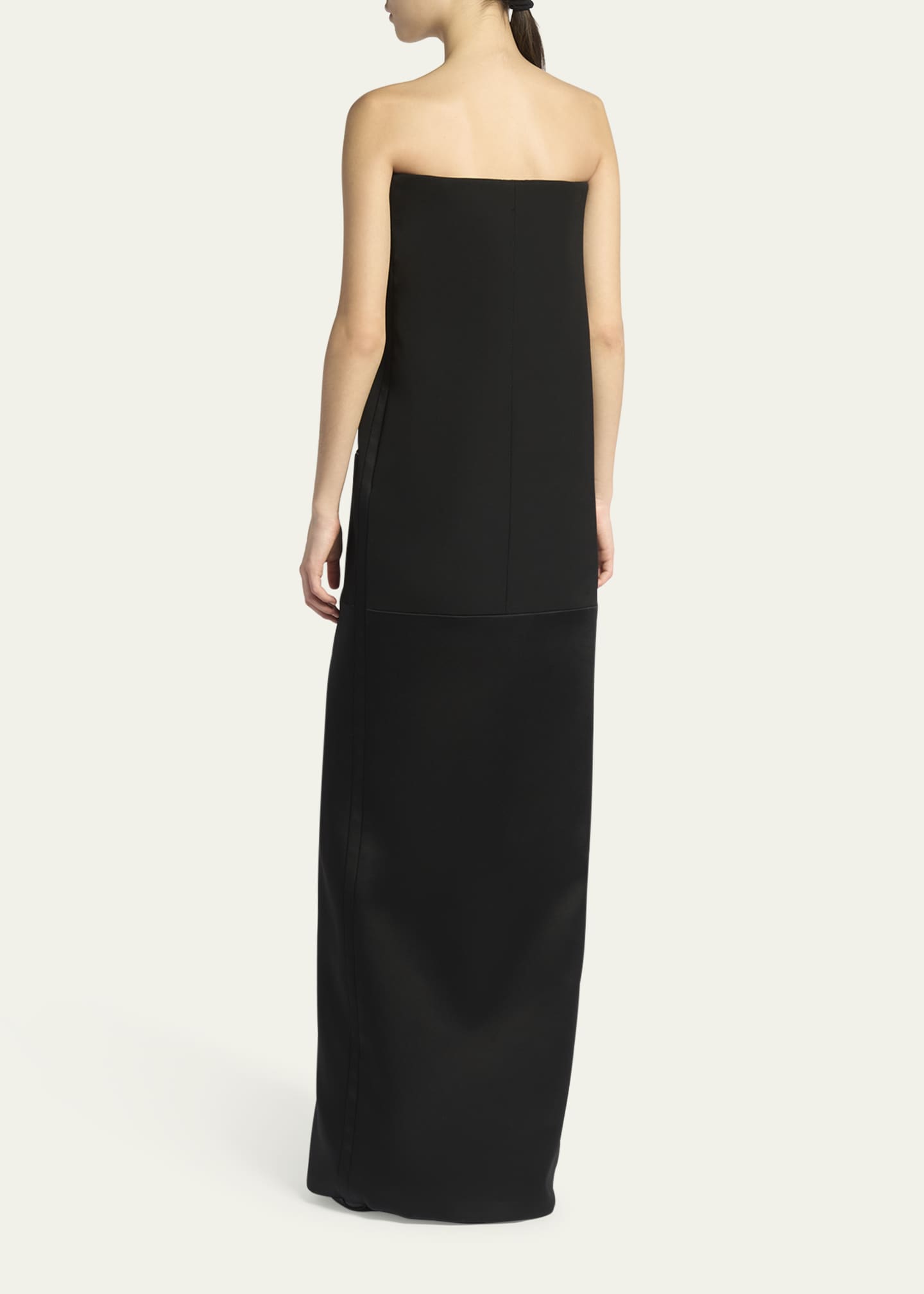 Tom Ford Strapless Column Evening Gown - Black