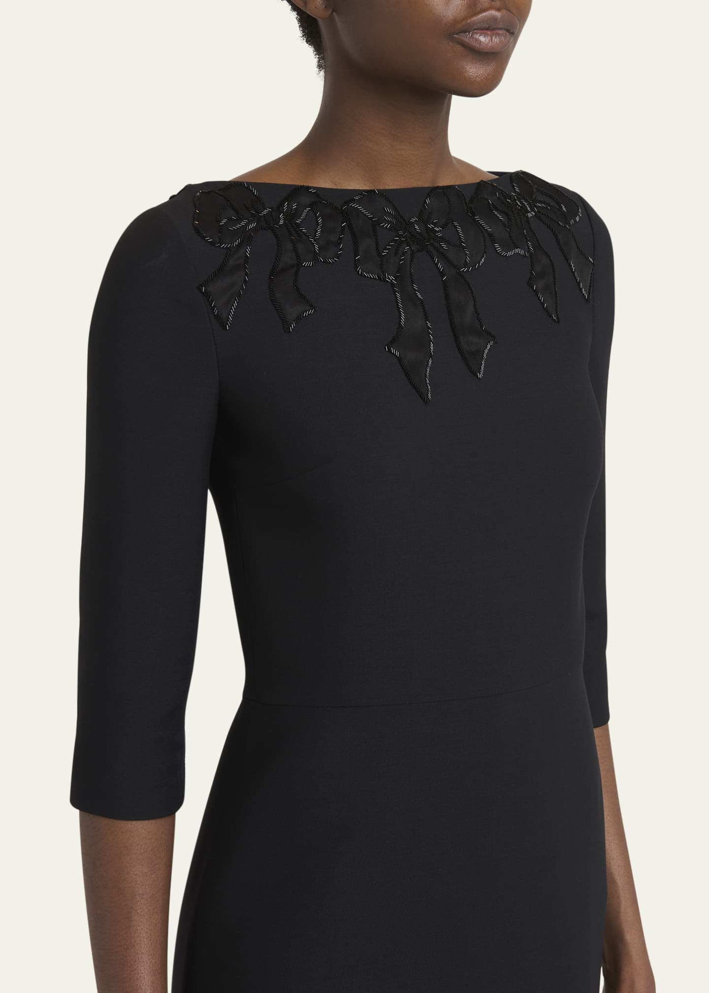 valentino wool and silk dress Valentino - Celadon Wool & Silk Mini Dress