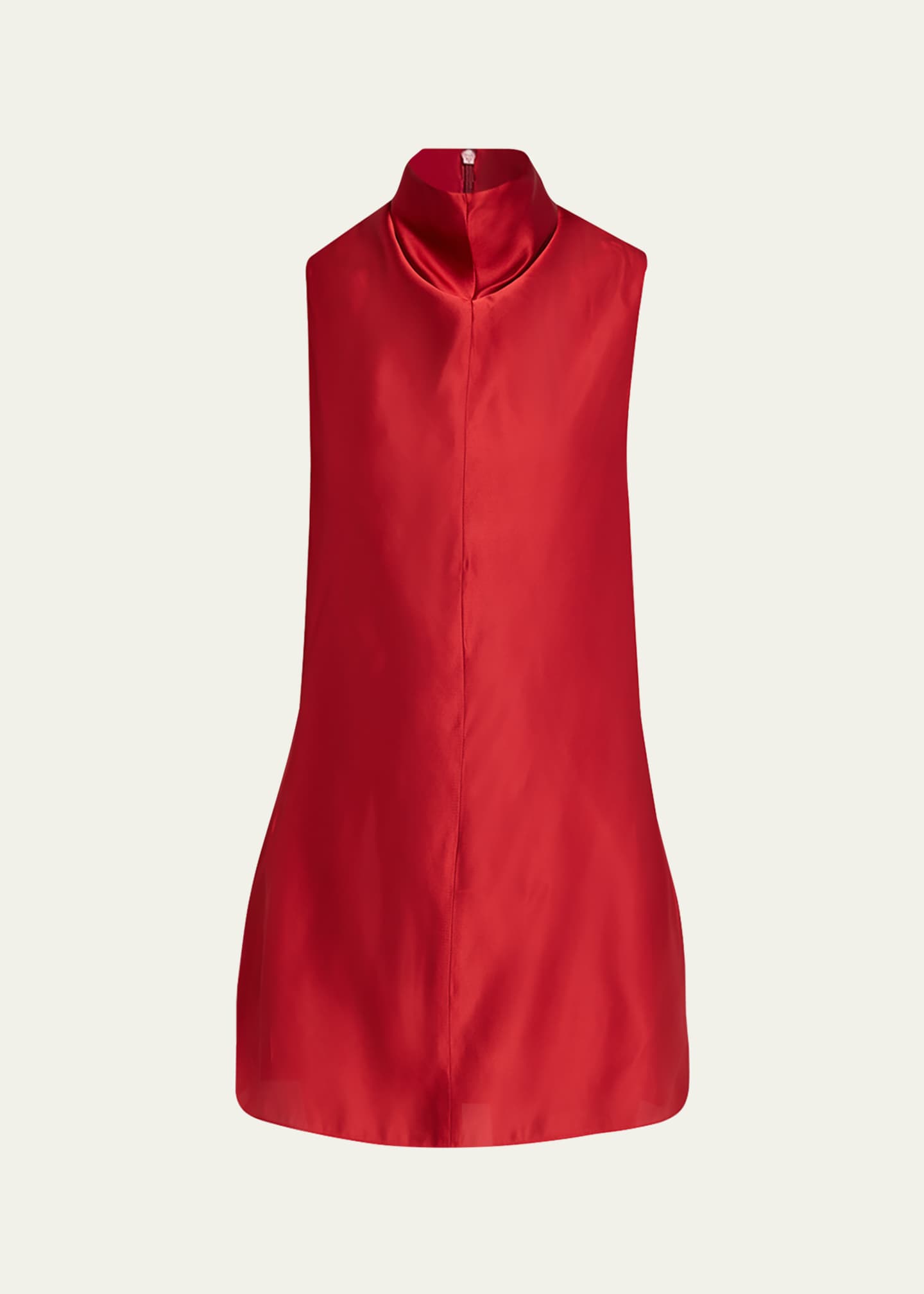 knee length dresses for ladies Mozision Turtleneck Sleeveless Mini Dress for Women