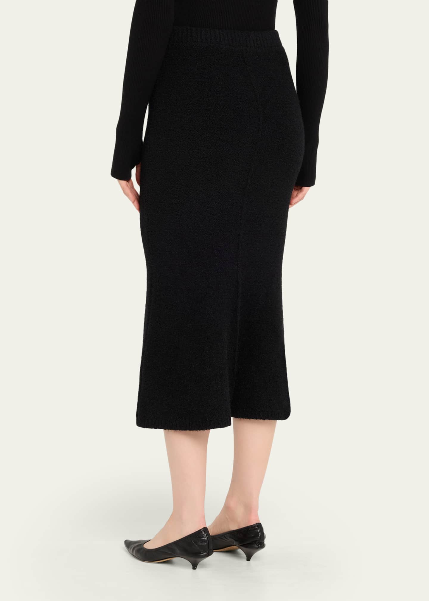 Salem Knit Flare Midi Skirt
