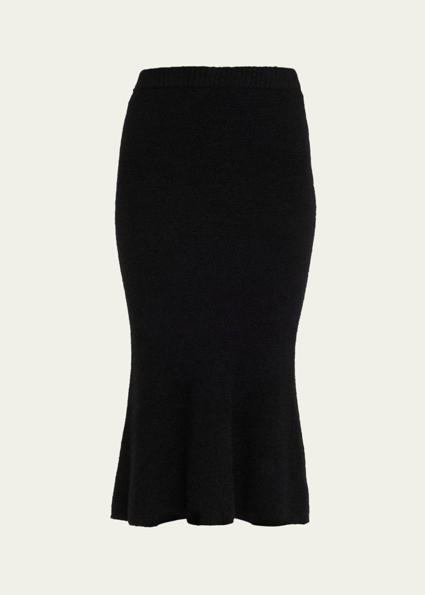 L'Agence Salem Knit Flare Midi Skirt - Bergdorf Goodman