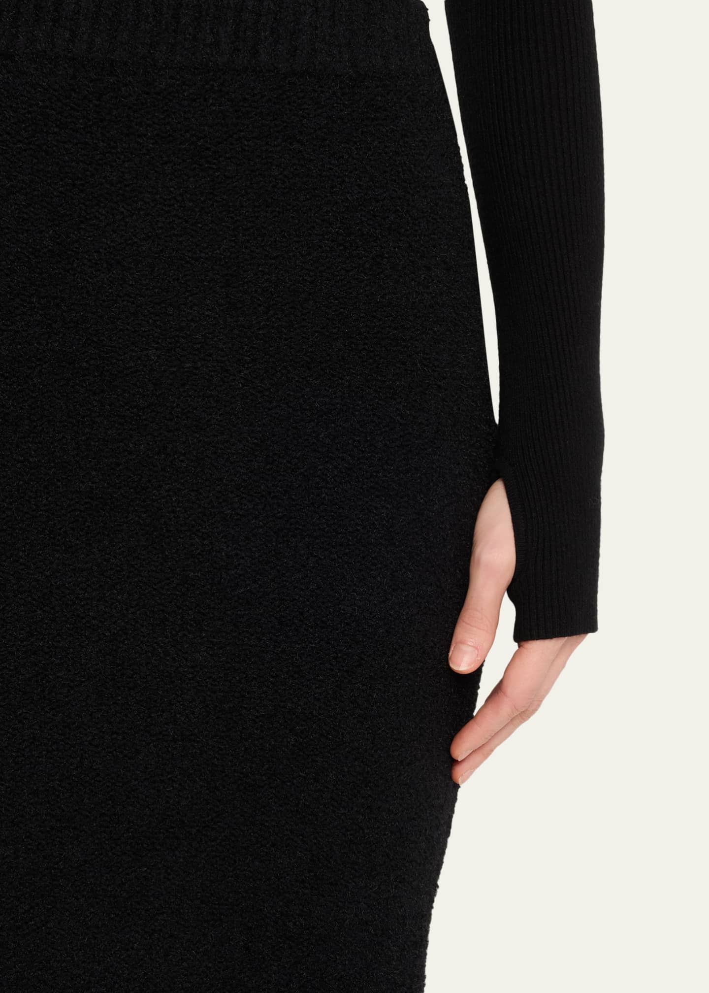 Salem Knit Flare Midi Skirt