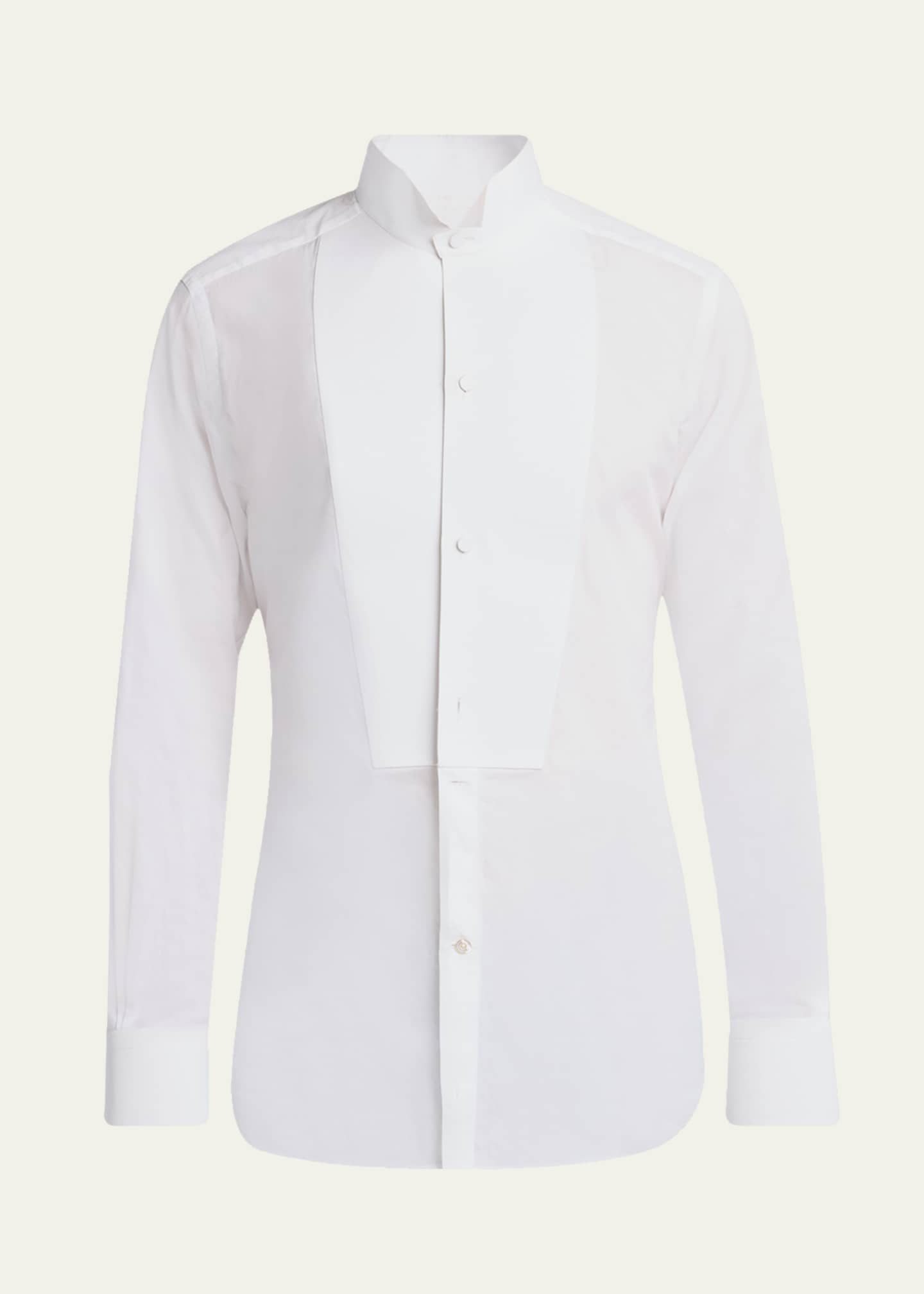 low cut dress shirt Men's Slim Fit Dress Shirts