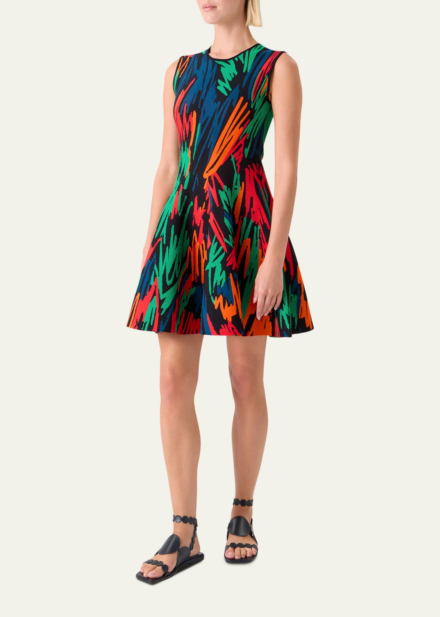 lily jersey midi tea dress Lily Jersey Midi Tea Dress-Bright Blue, Botanic Blush main image 0