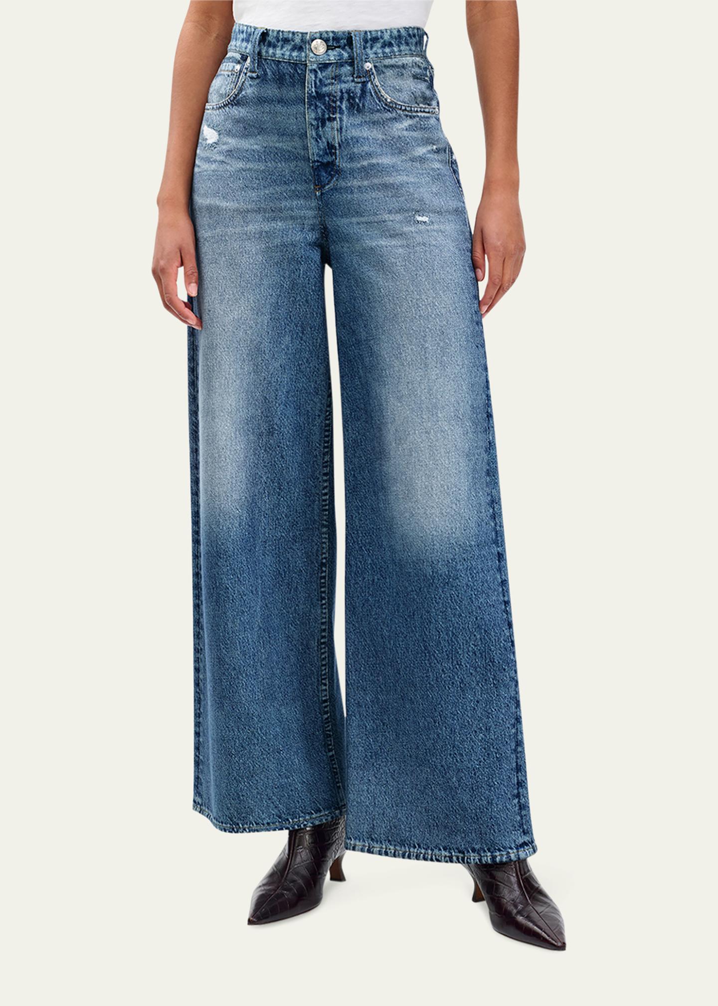 rag & bone rb Miramar Sofie Wide-Leg Jeans - Bergdorf Goodman