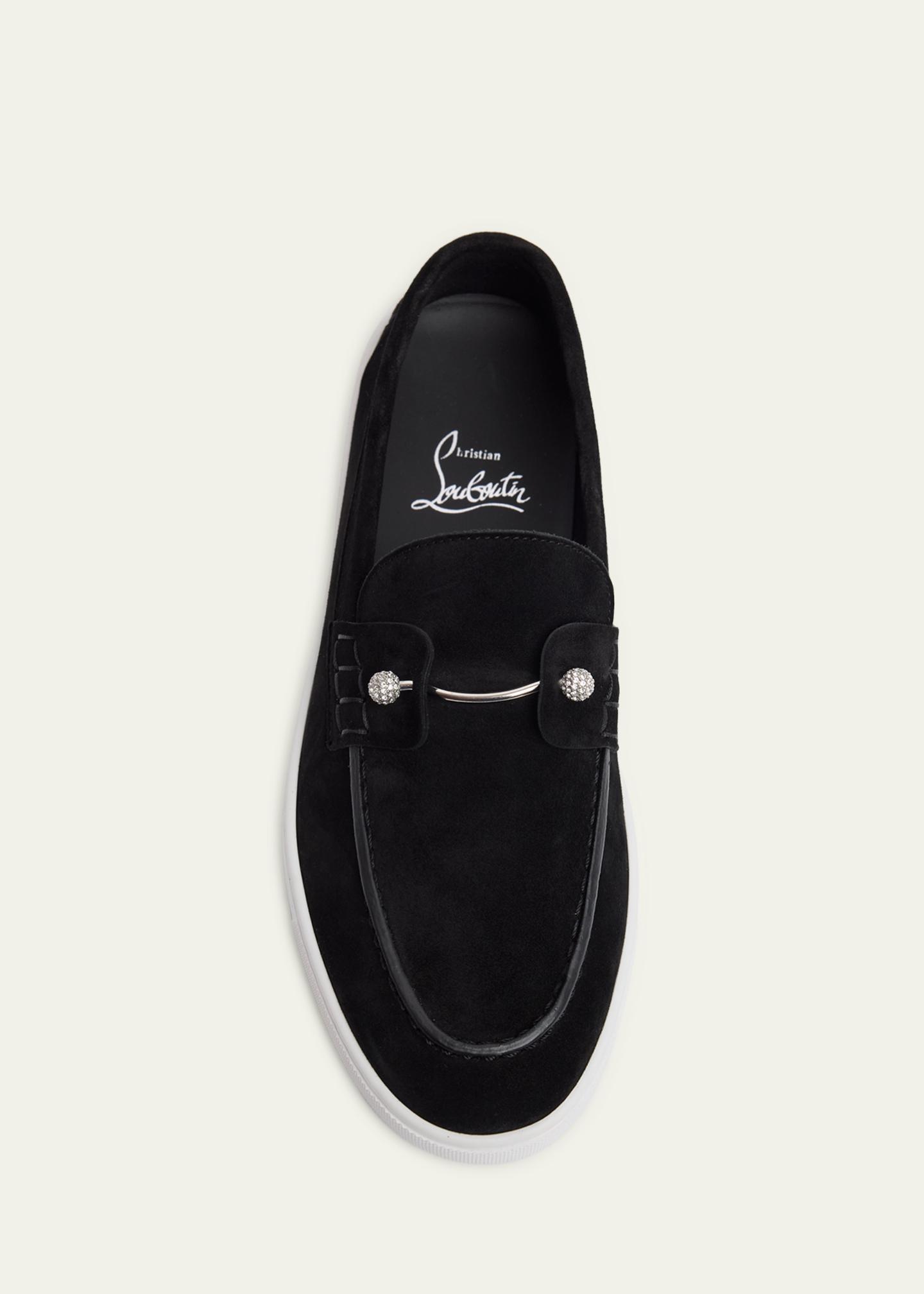 Christian Louboutin Chambeliboat Donna Suede Boat Shoes  display picture 2