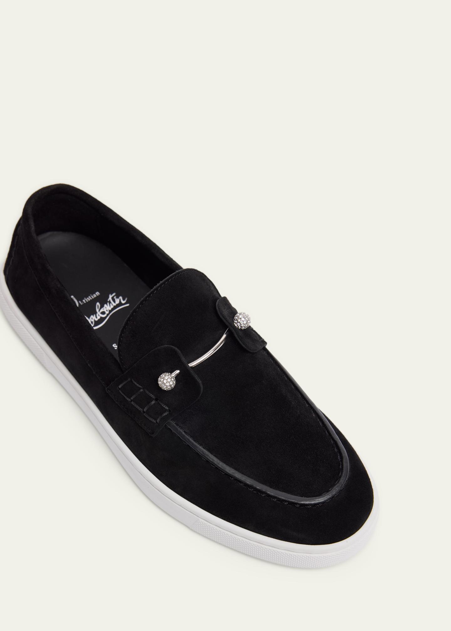 Christian Louboutin Suede Boat Shoes Christian Louboutin Chambeliboat Donna Shearling-Lined Suede  main image 2