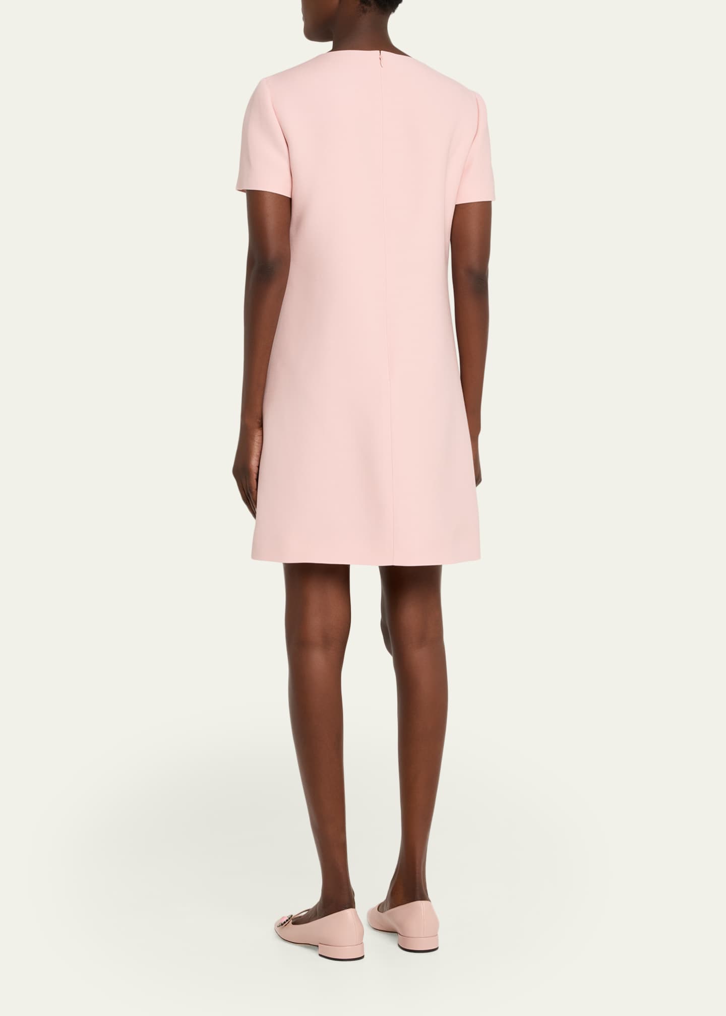 Valentino Garavani Bow Cutout Short-Sleeve Mini Dress - Bergdorf Goodman
