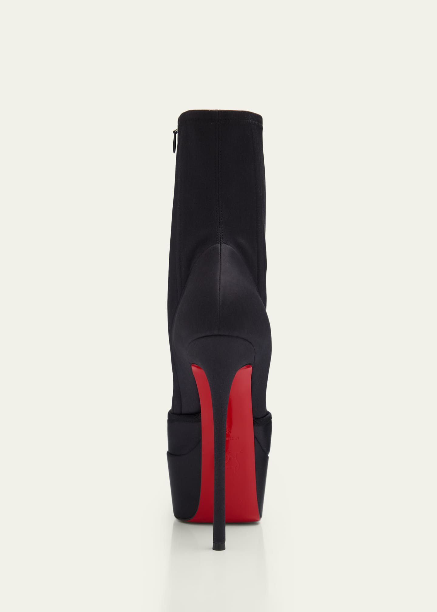 Christian Louboutin 160mm Pavlova Satin Platform Booties