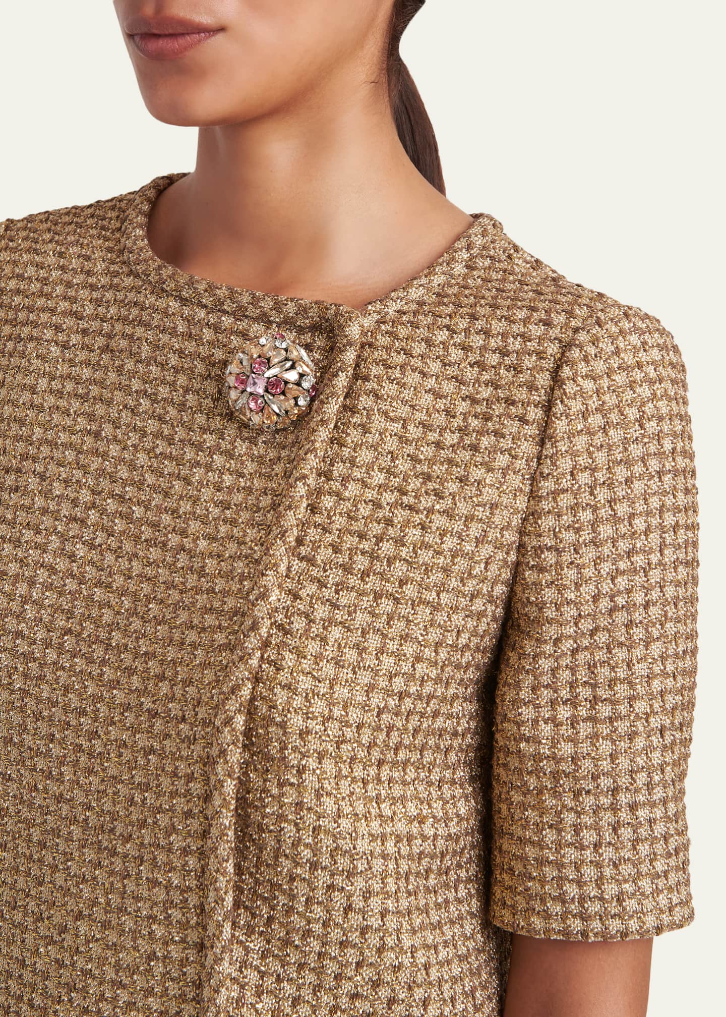 tweed brown dress Tweed Dress main image 0