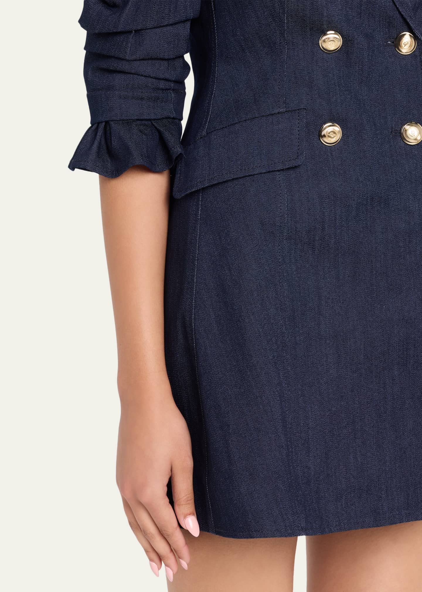 cinq a sept denim mini dress Cinq A Sept Niya Denim Mini Dress, Indigo, Women's, 6, Casual & Work Dresses Day Dresses Sundresses