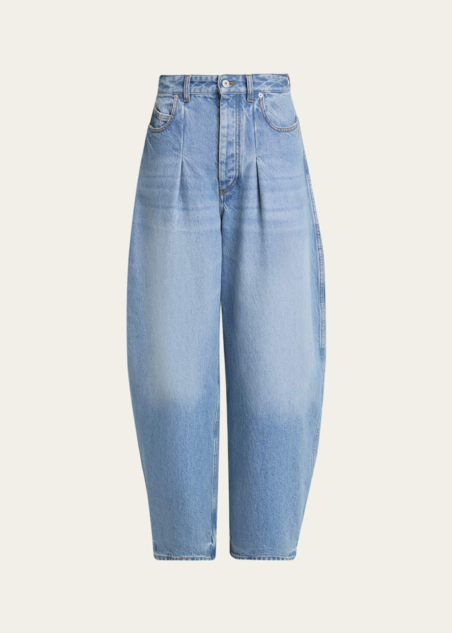 Jacquemus The Ovalo De-Nimes Denim Pants - Bergdorf Goodman