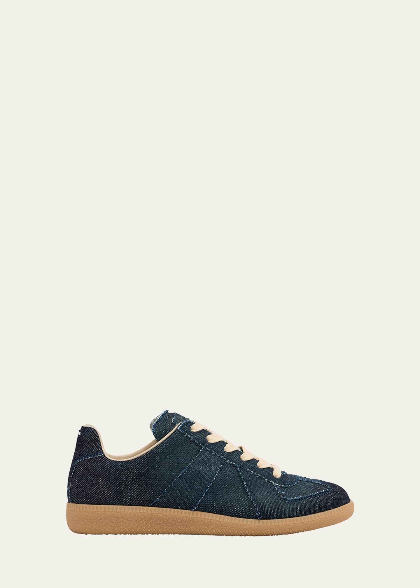 Maison Margiela Replica Denim T-Toe Low-Top Sneakers - Bergdorf