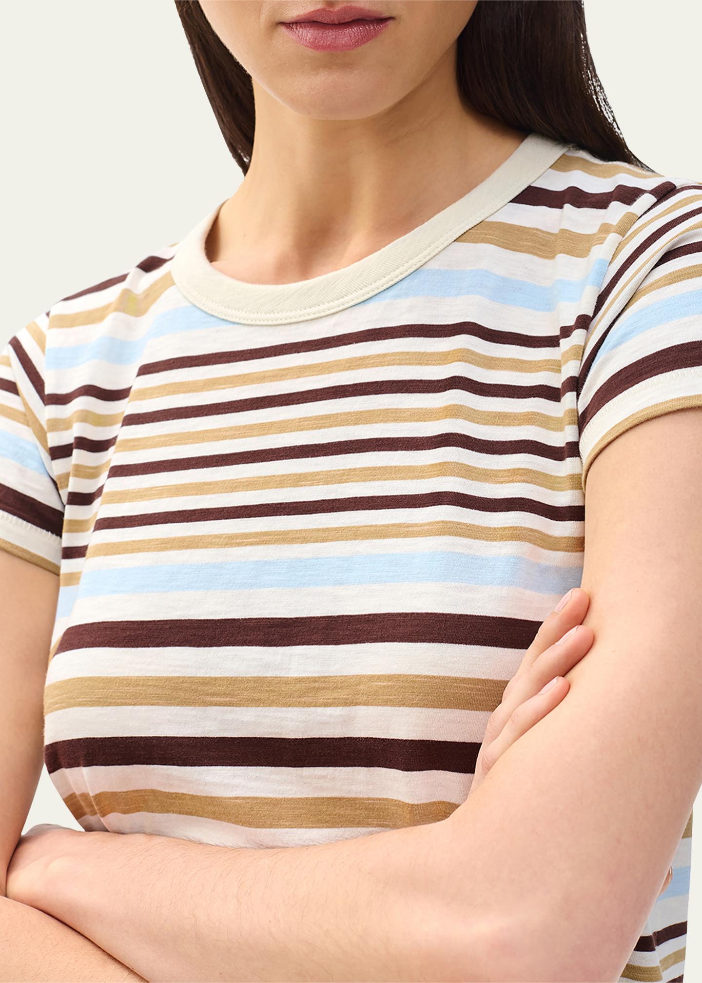 rag & bone The Slub Striped Tee - Bergdorf Goodman