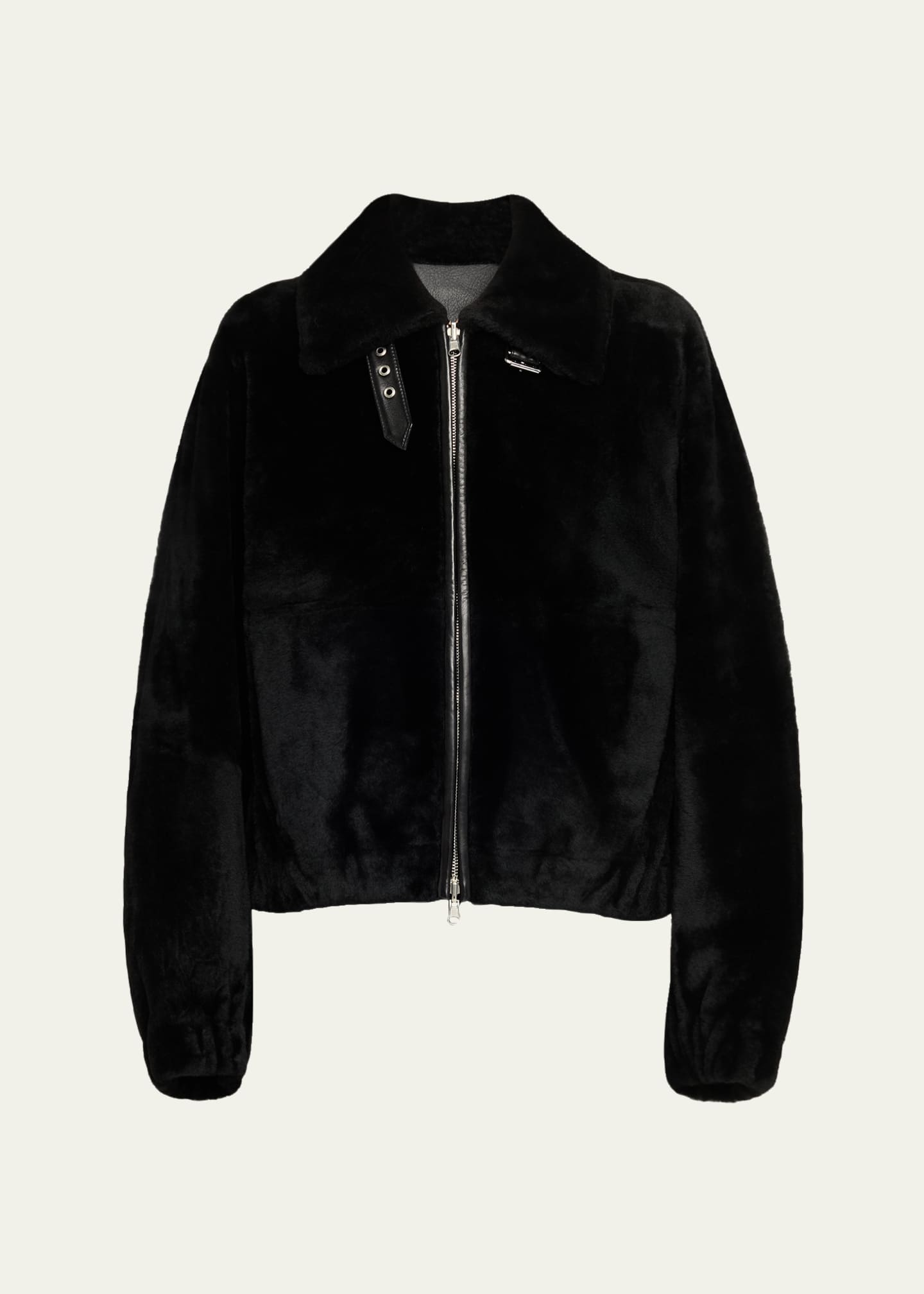 Helmut Lang Reversible Shearling Bomber Jacket - Bergdorf Goodman