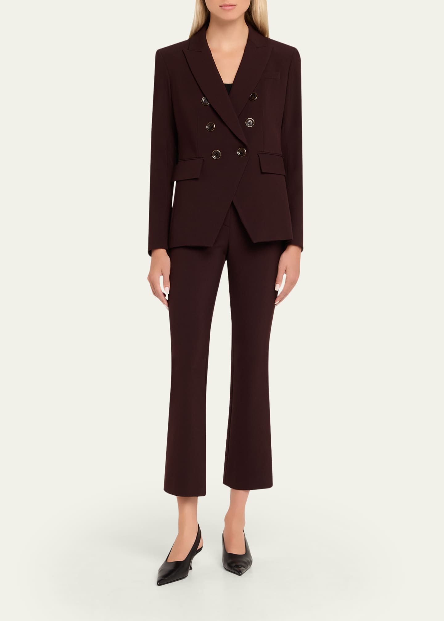 Veronica Beard Arte Kick-Flare Pants Image 2 of 5