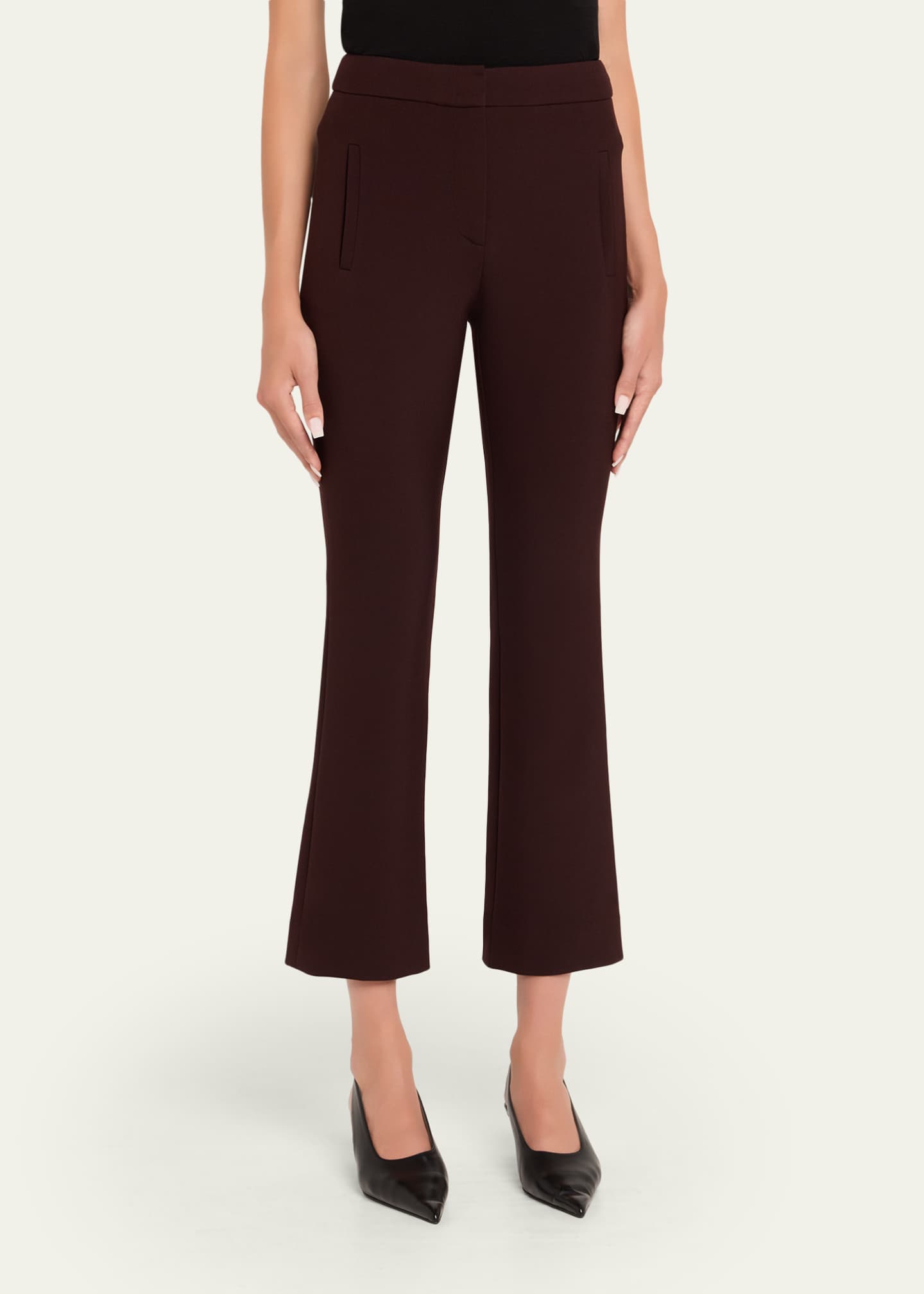 Veronica Beard Arte Kick-Flare Pants Image 4 of 5