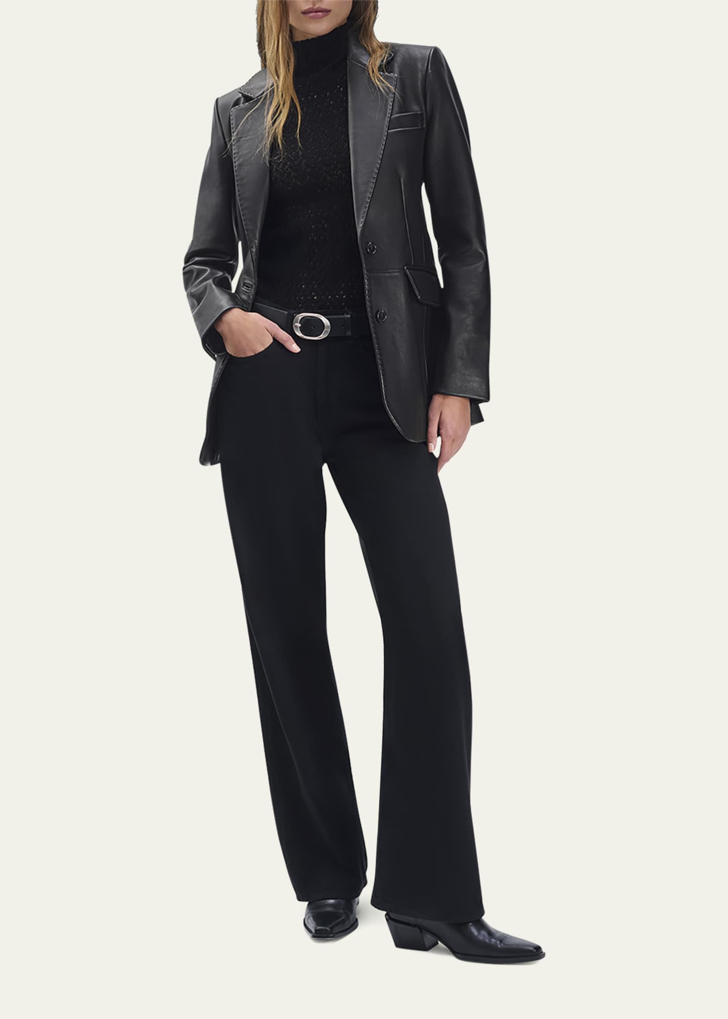 Rag & Bone Ash Leather Blazer - Bergdorf Goodman