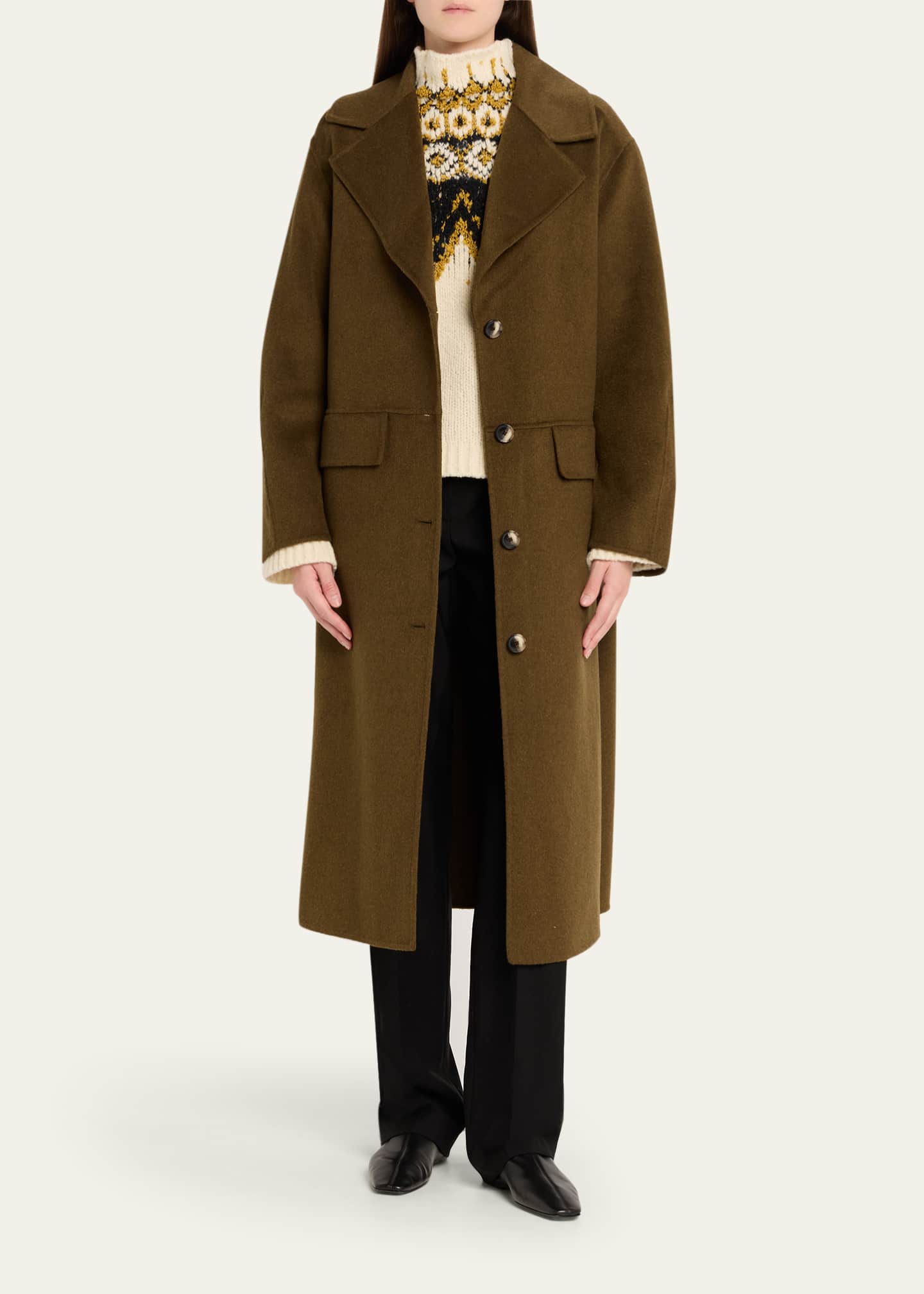 Proenza Schouler Tammy Double-Face Wool Coat - Bergdorf Goodman