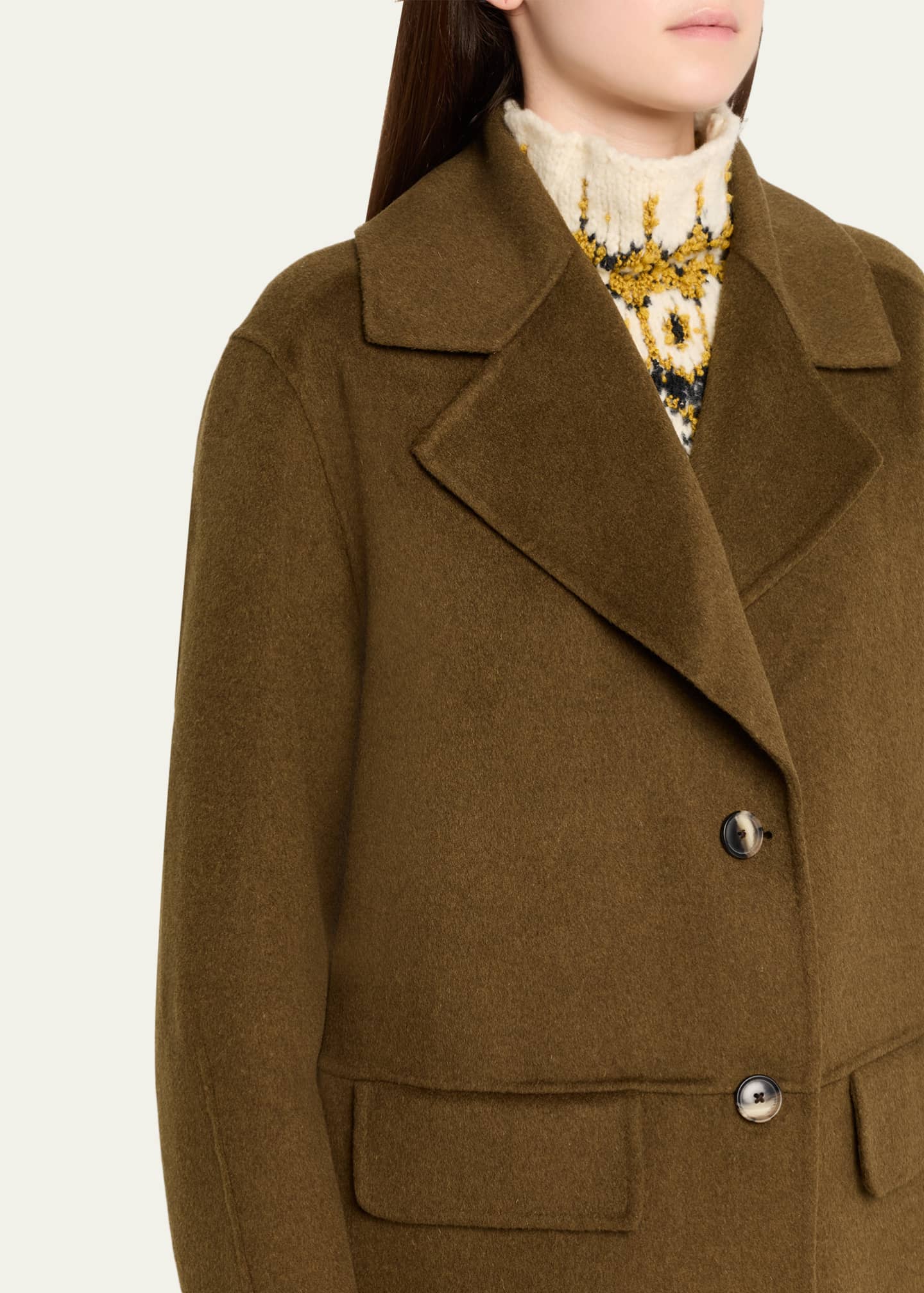 Proenza Schouler Tammy Double-Face Wool Coat - Bergdorf Goodman