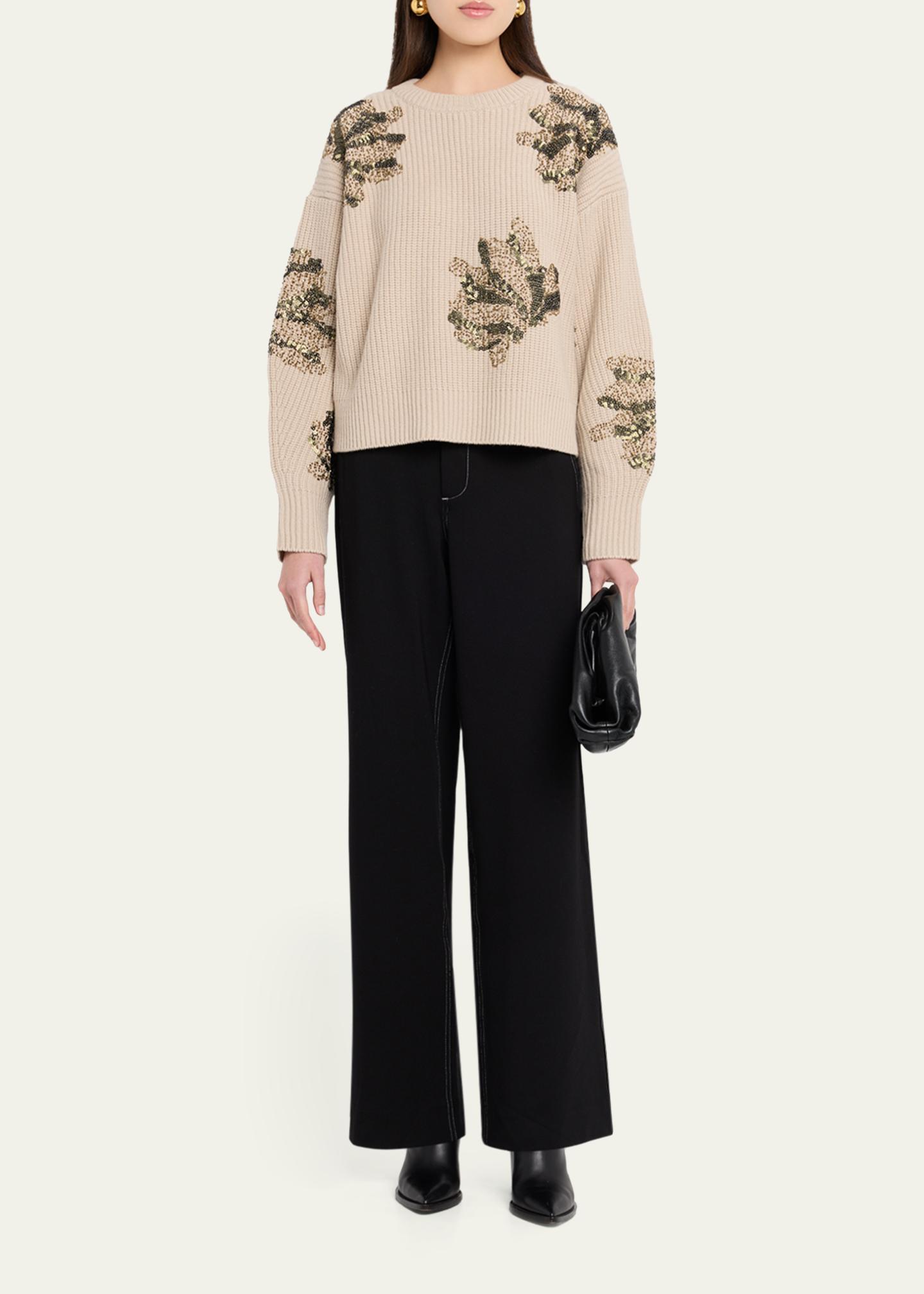 Rag & Bone Julie Sequined Wool Sweater - Bergdorf Goodman