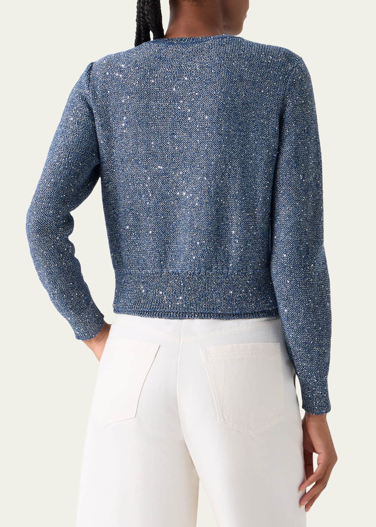 Akris Knit Cardigan with Sequins - Bergdorf Goodman
