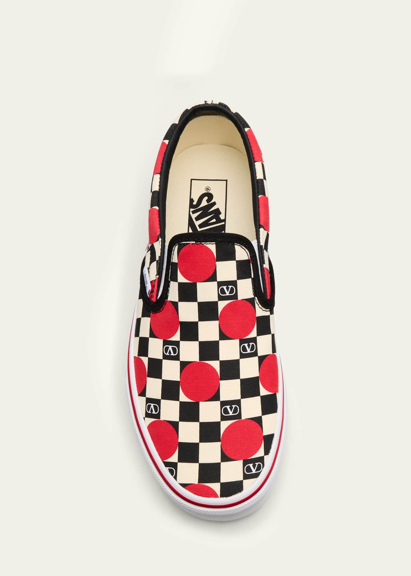 Valentino Garavani x Vans Classic Slip-On Checkerboard Shoes