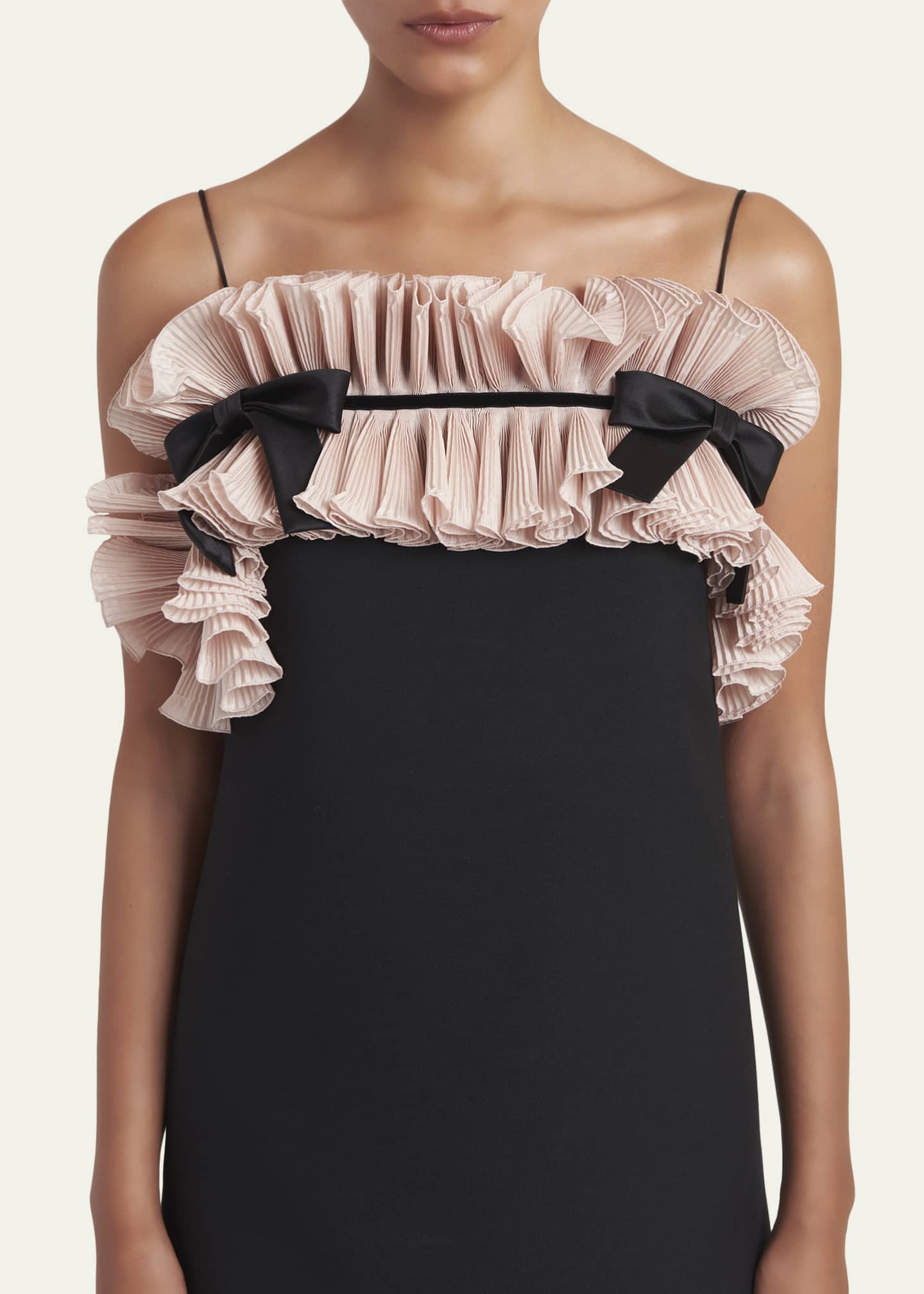 modern swim dress Double-Strap Tied Swim Dress