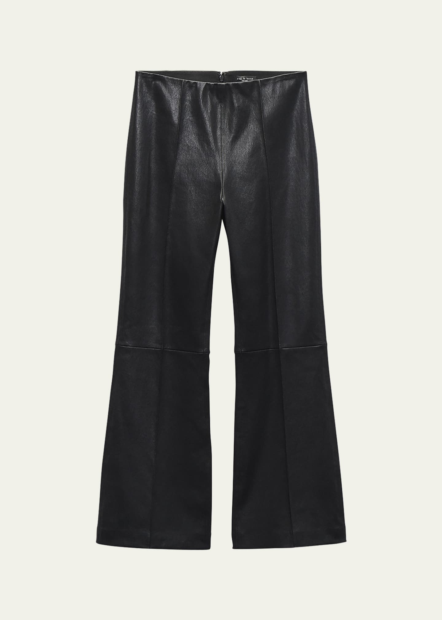 Rag & Bone Irina Kick-Flare Leather Pants - Bergdorf Goodman