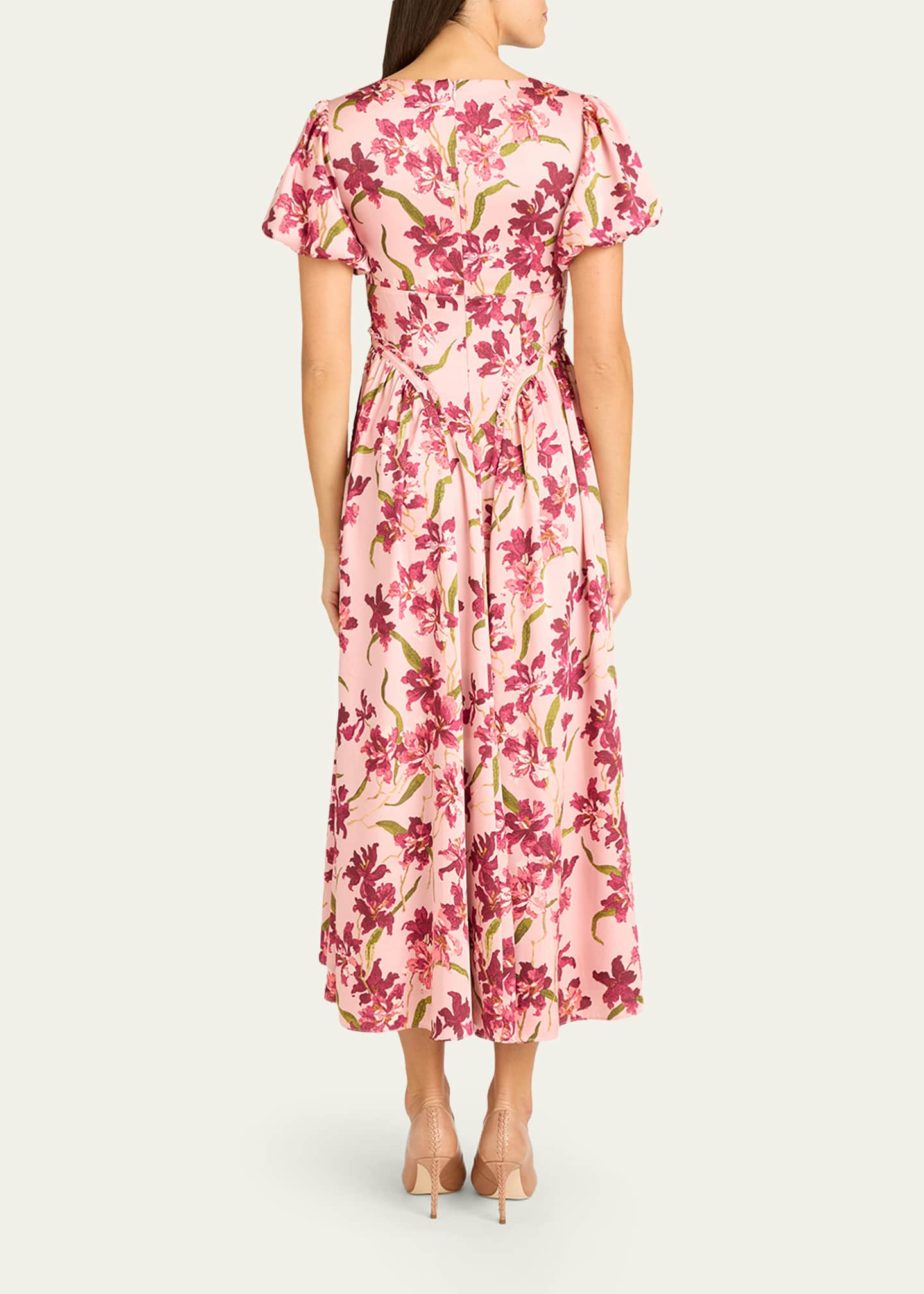slim fit dress slacks Bec and Bridge Priya Midi Dress in Hibiscus Floral – Coco & Lola