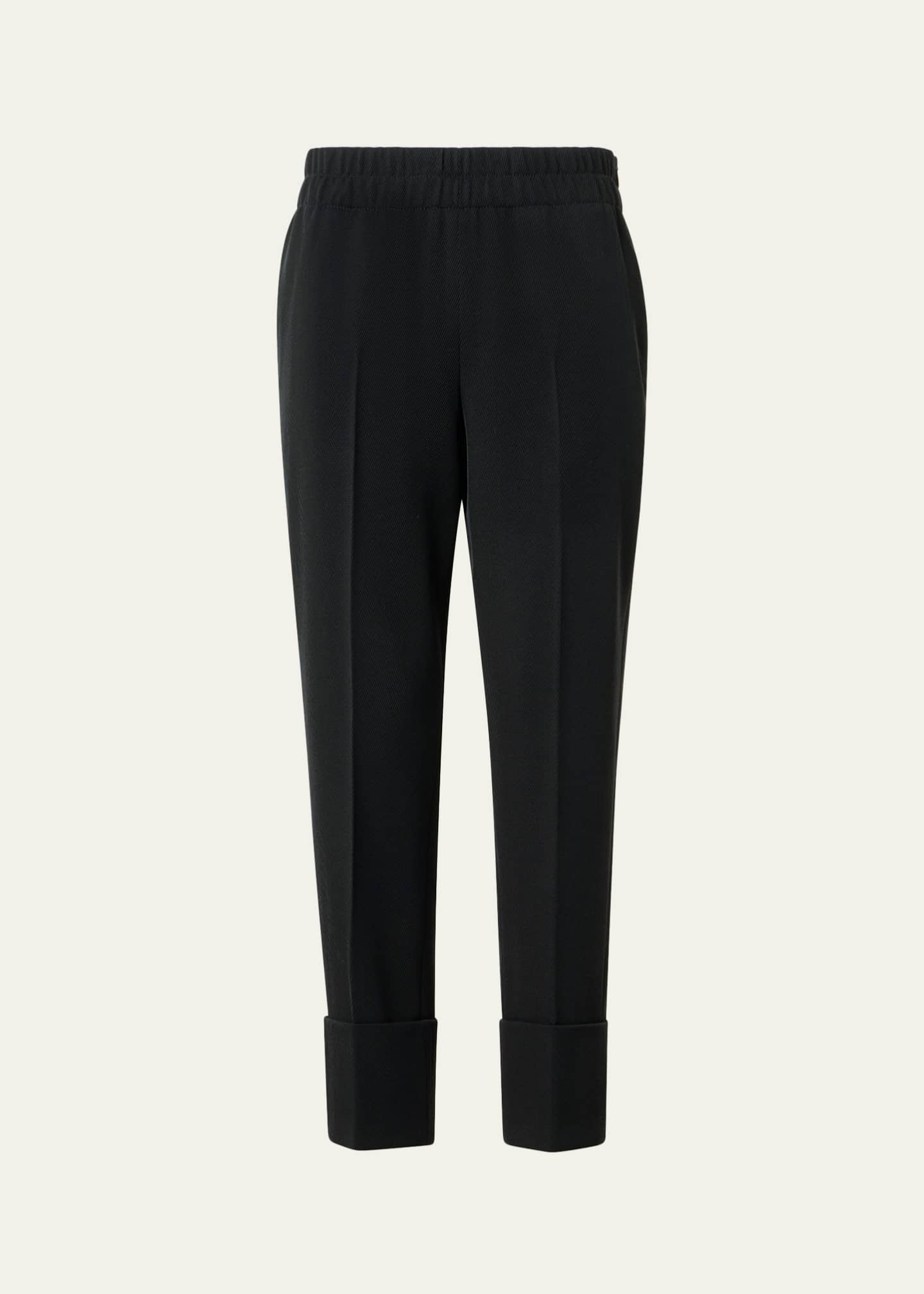 Akris punto Farell Wool-Twill Slim-Leg Crop Pants - Bergdorf Goodman display picture 1