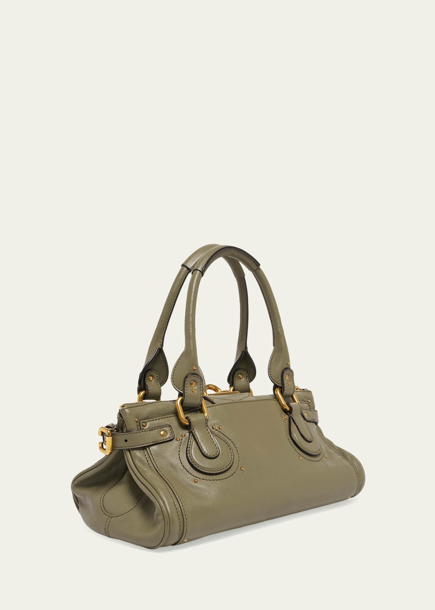 Chloe Paddington Padlock Shoulder Bag in Leather - Bergdorf Goodman
