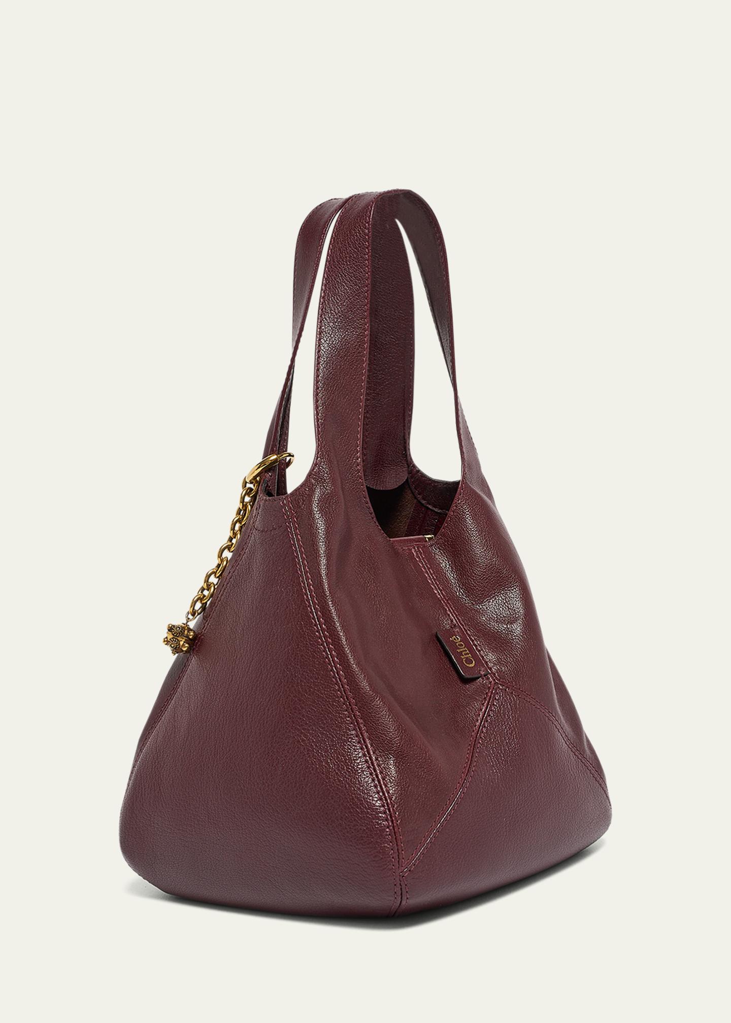 Chloe Balloon Small Top-Handle Bag in Leather - Bergdorf Goodman