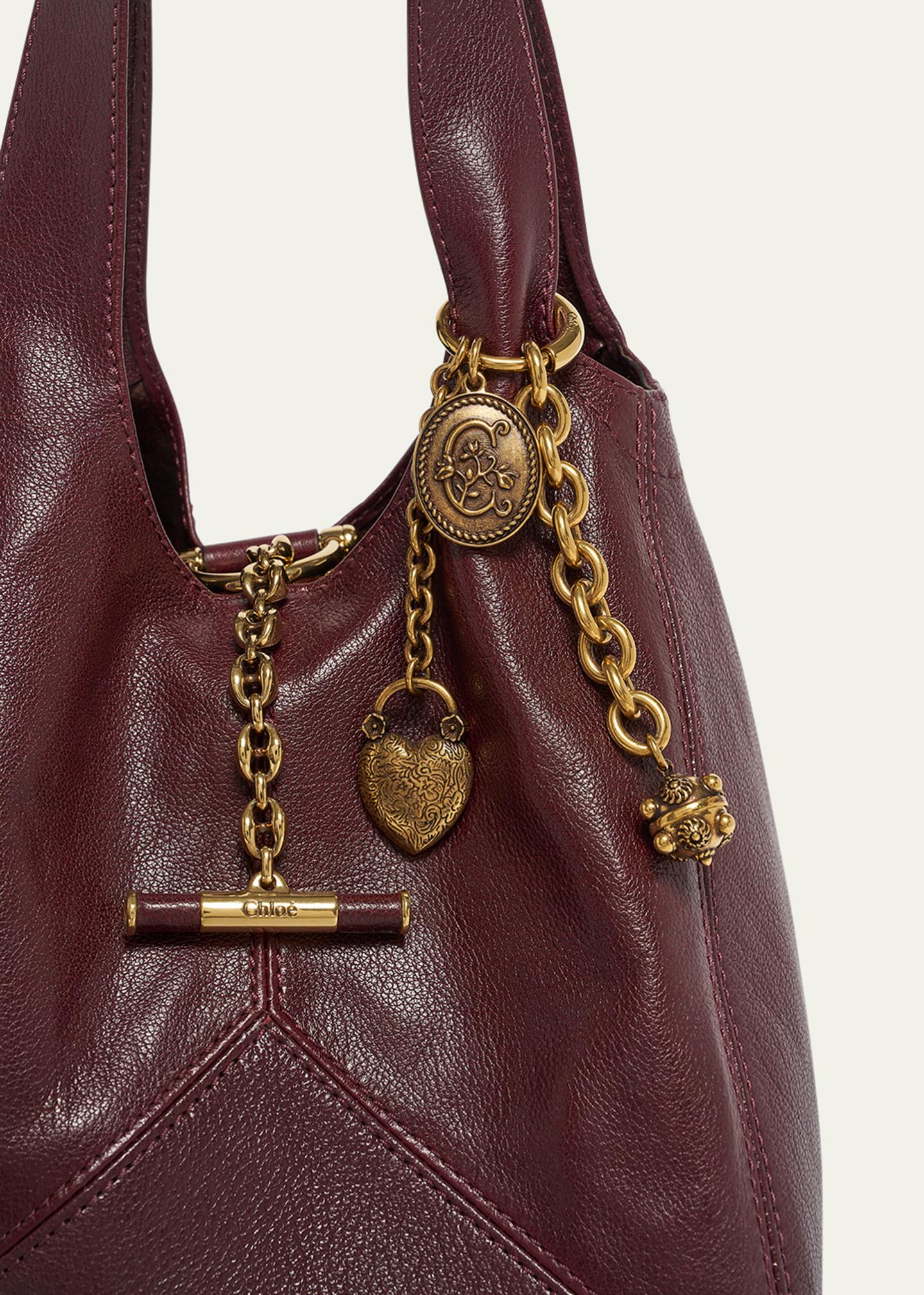 Chloe Balloon Small Top-Handle Bag in Leather - Bergdorf Goodman