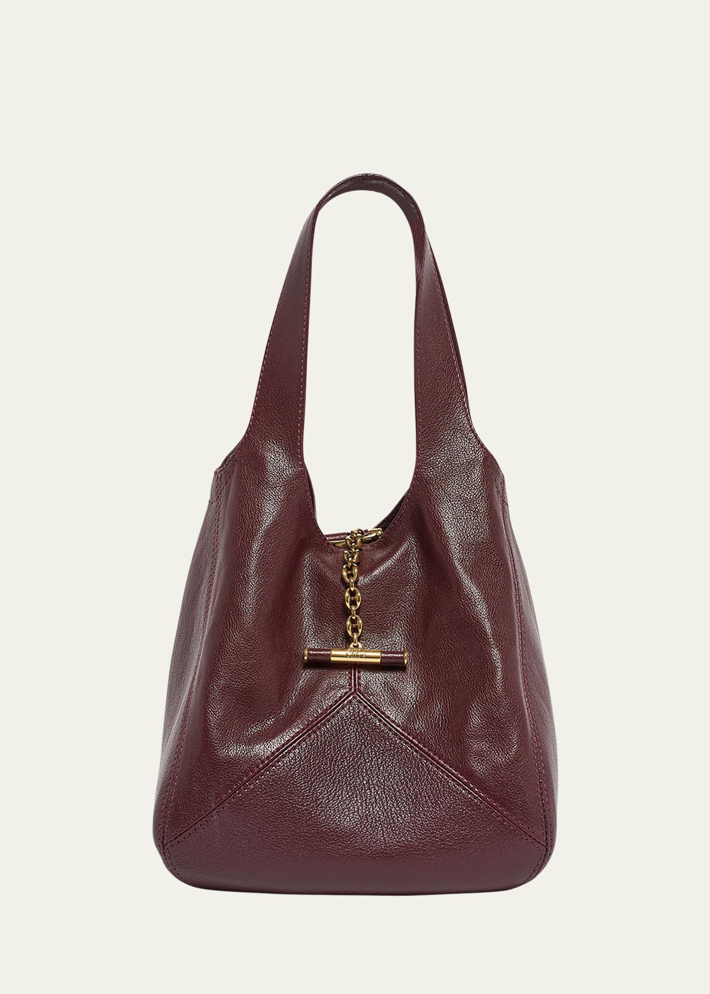 Chloe Balloon Small Top-Handle Bag in Leather - Bergdorf Goodman