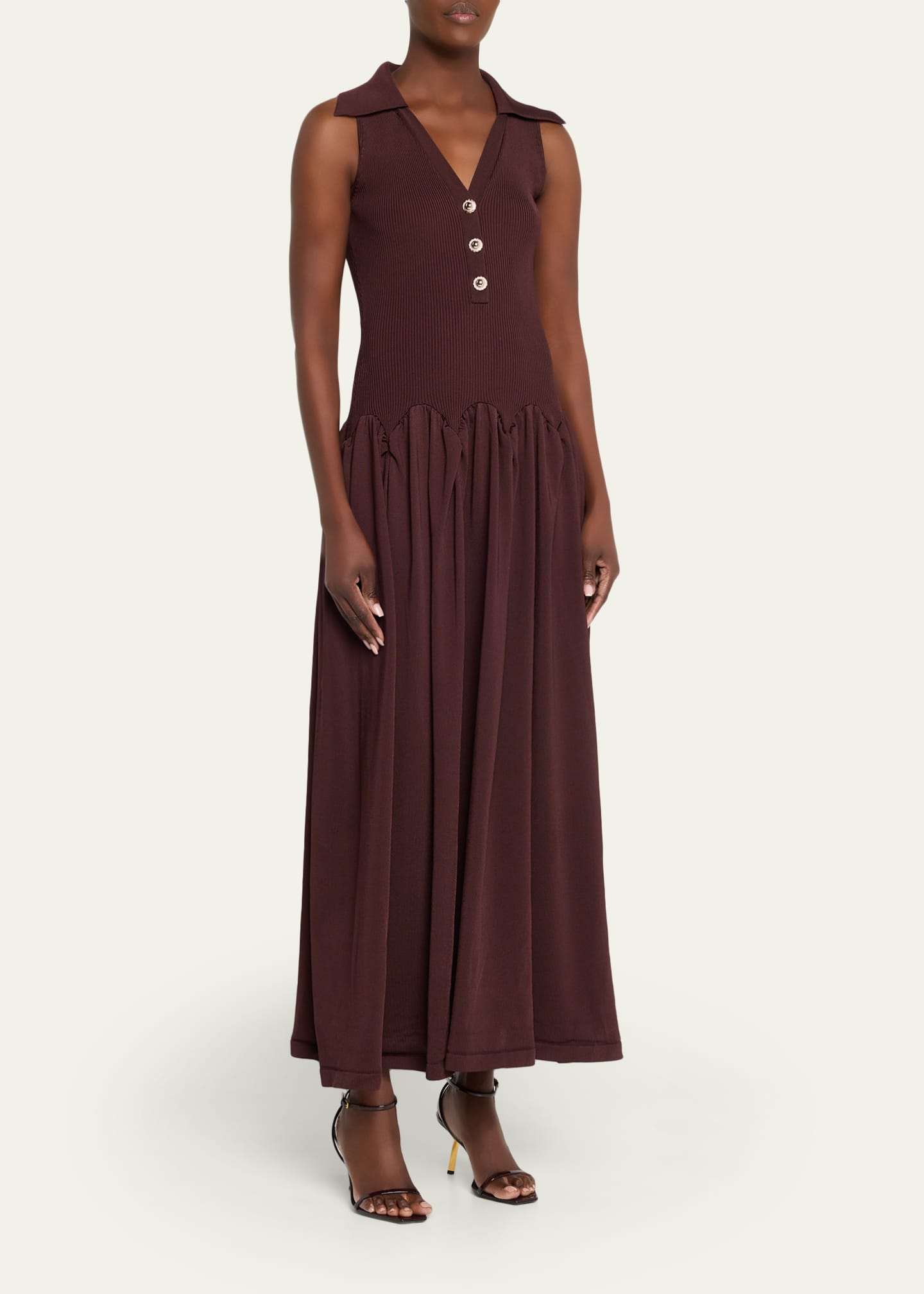 navy knit midi dress Woodson Knit Midi Dress main image 1