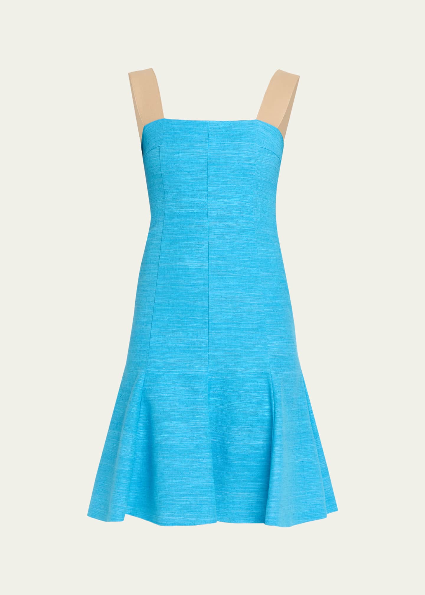 flare indian dress Ethnic Motifs Printed Smocked Fit & Flare Midi Dress For Women, Indian Dress For Women, Indo Western Outfit, Pure Cotton Dress For Women