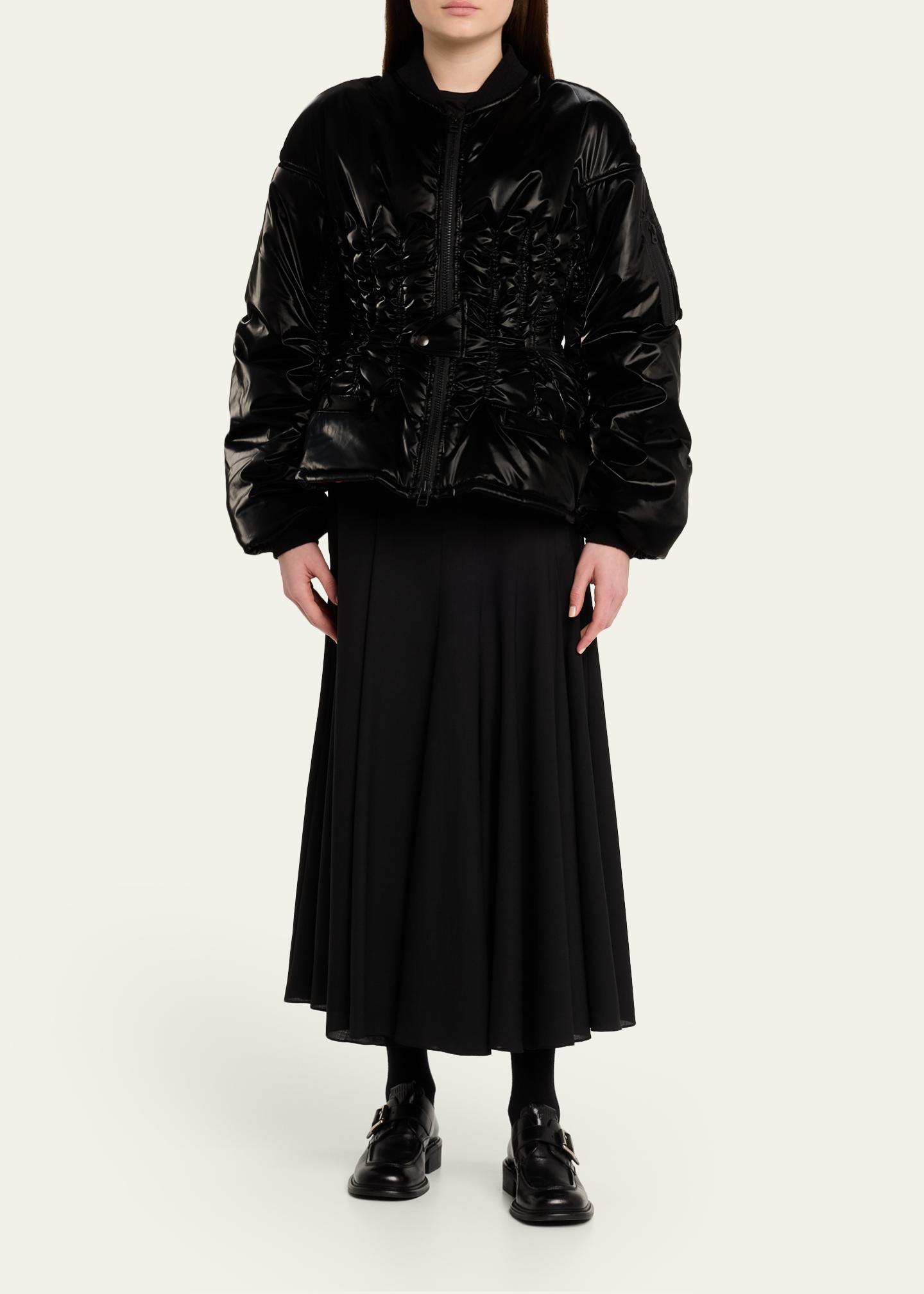 Junya Watanabe Cinched Ruched Jacket - Bergdorf Goodman
