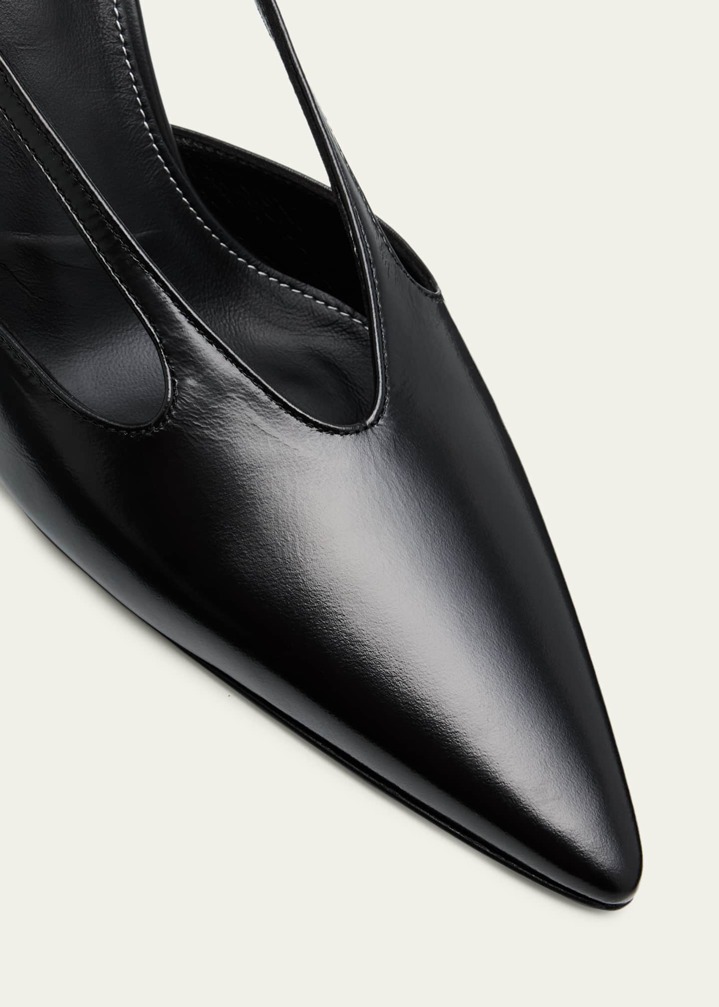 Toteme - Leather Stiletto Pumps Black - 39 - Women