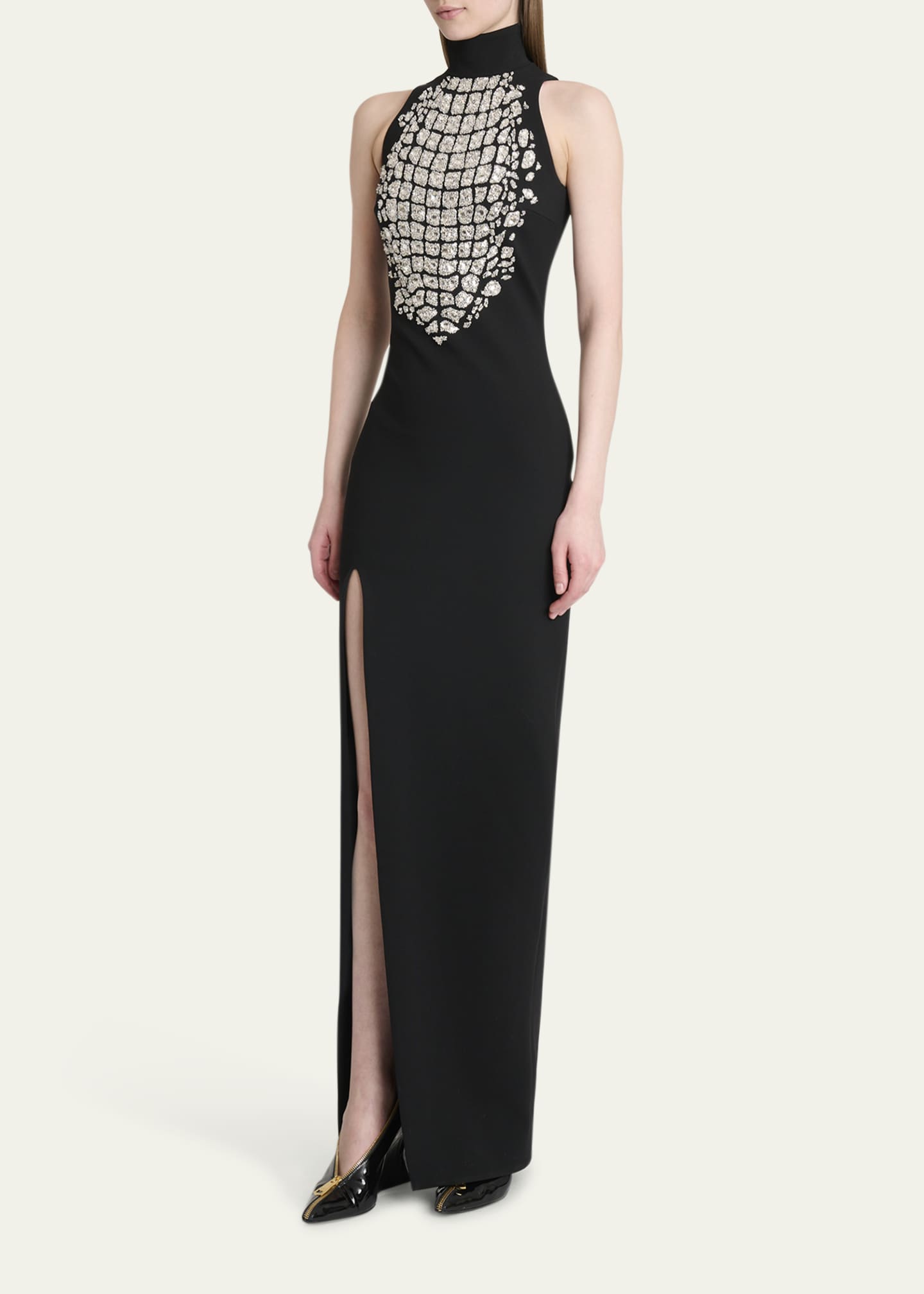 balmain halter neck dress Balmain