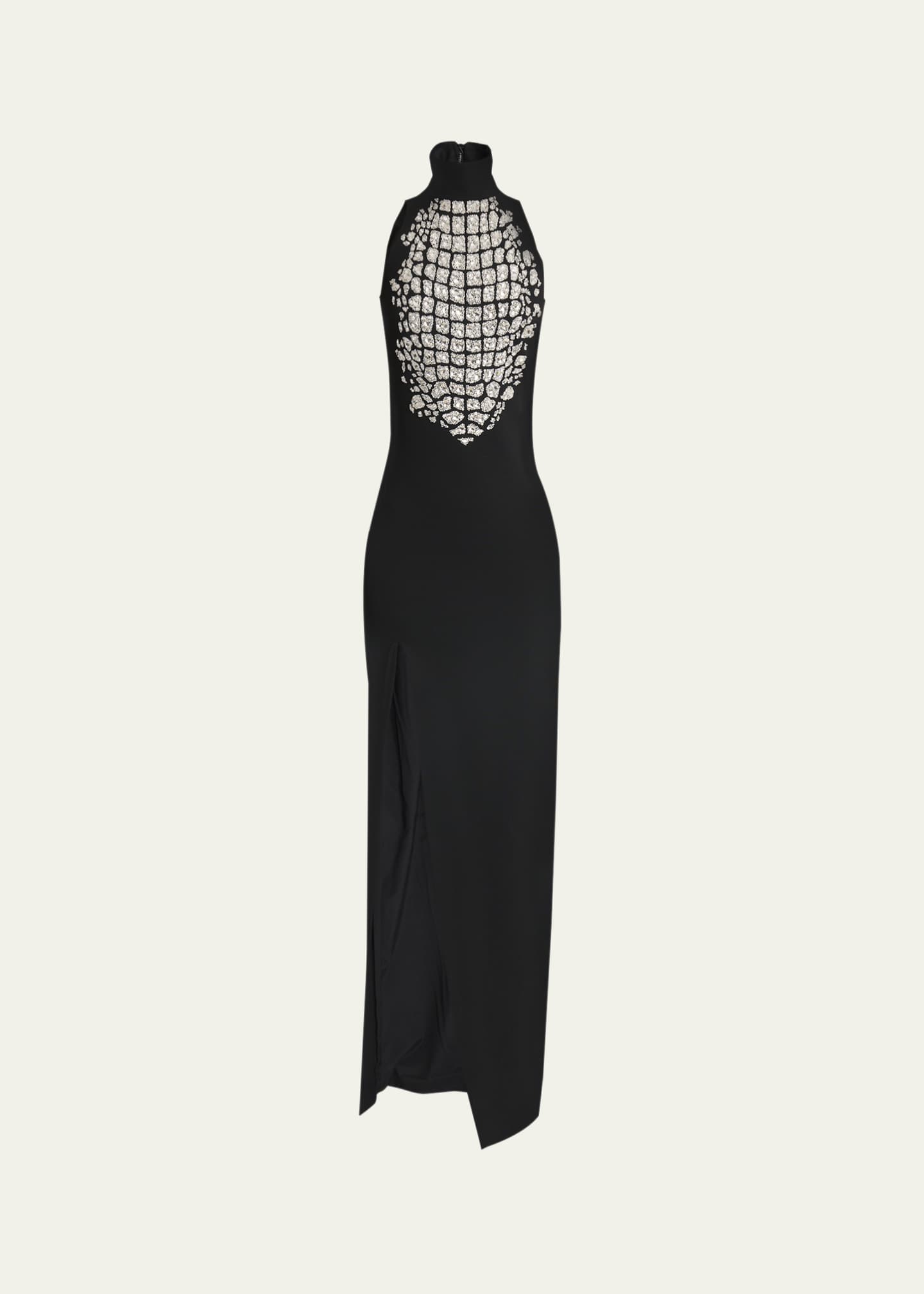 balmain halter neck dress Balmain