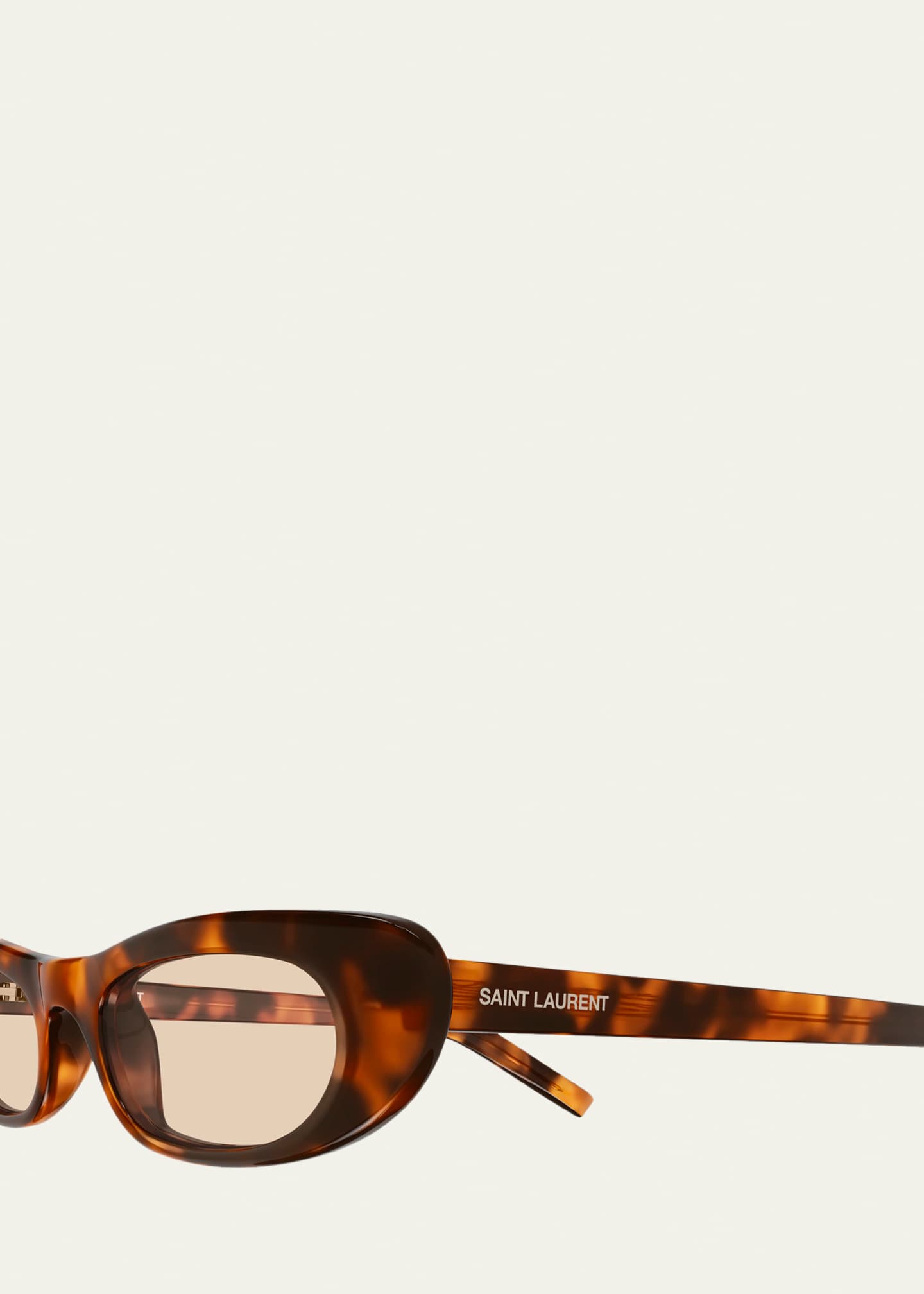 yves saint laurent Y2K モヘヤ モード タンクトップ レア Sunglasses Yves Saint Laurent 8129 Y17 70's Aviator Shades