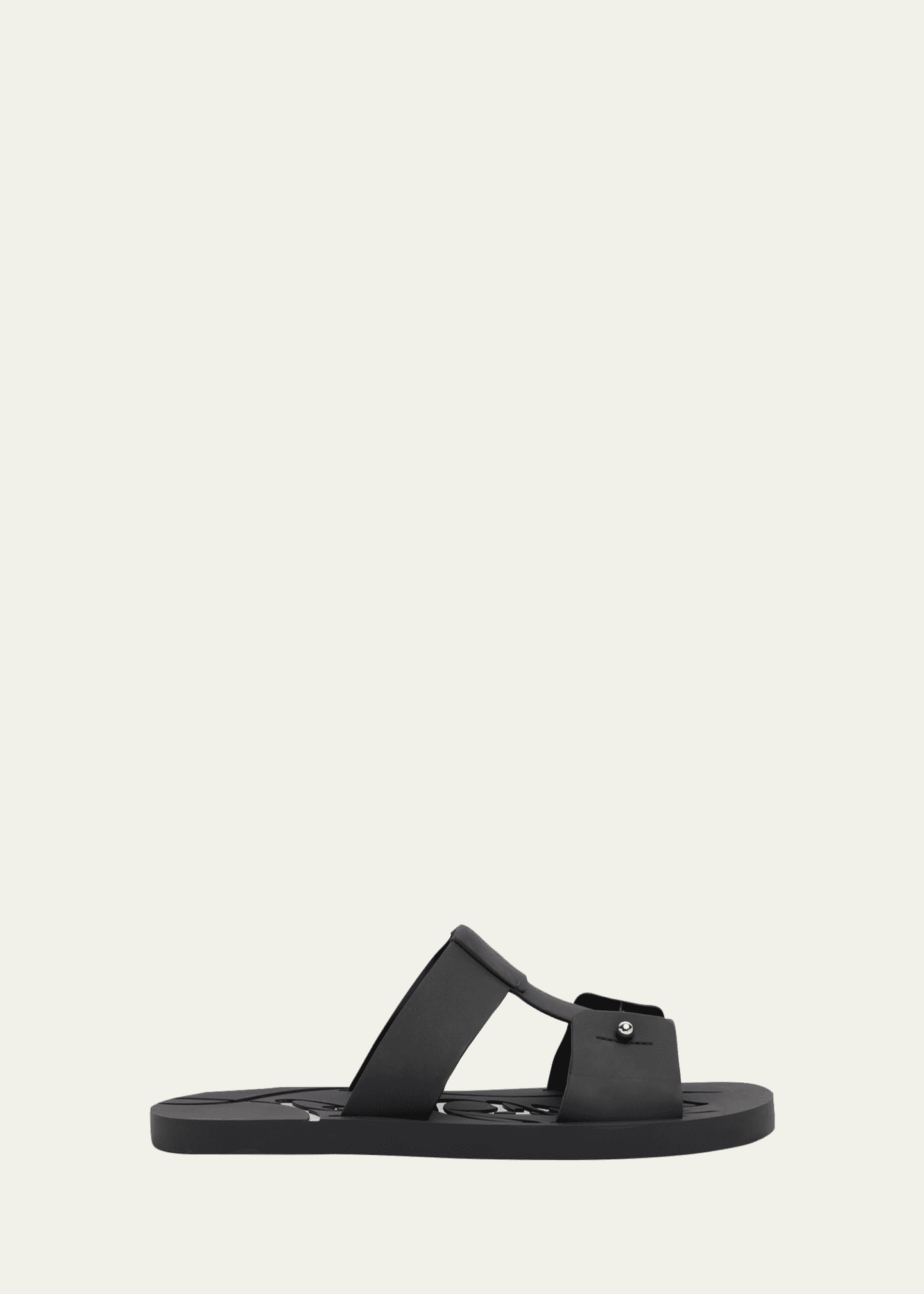 Christian Louboutin Men's Zakouski Flat Rubber Sandals - Bergdorf