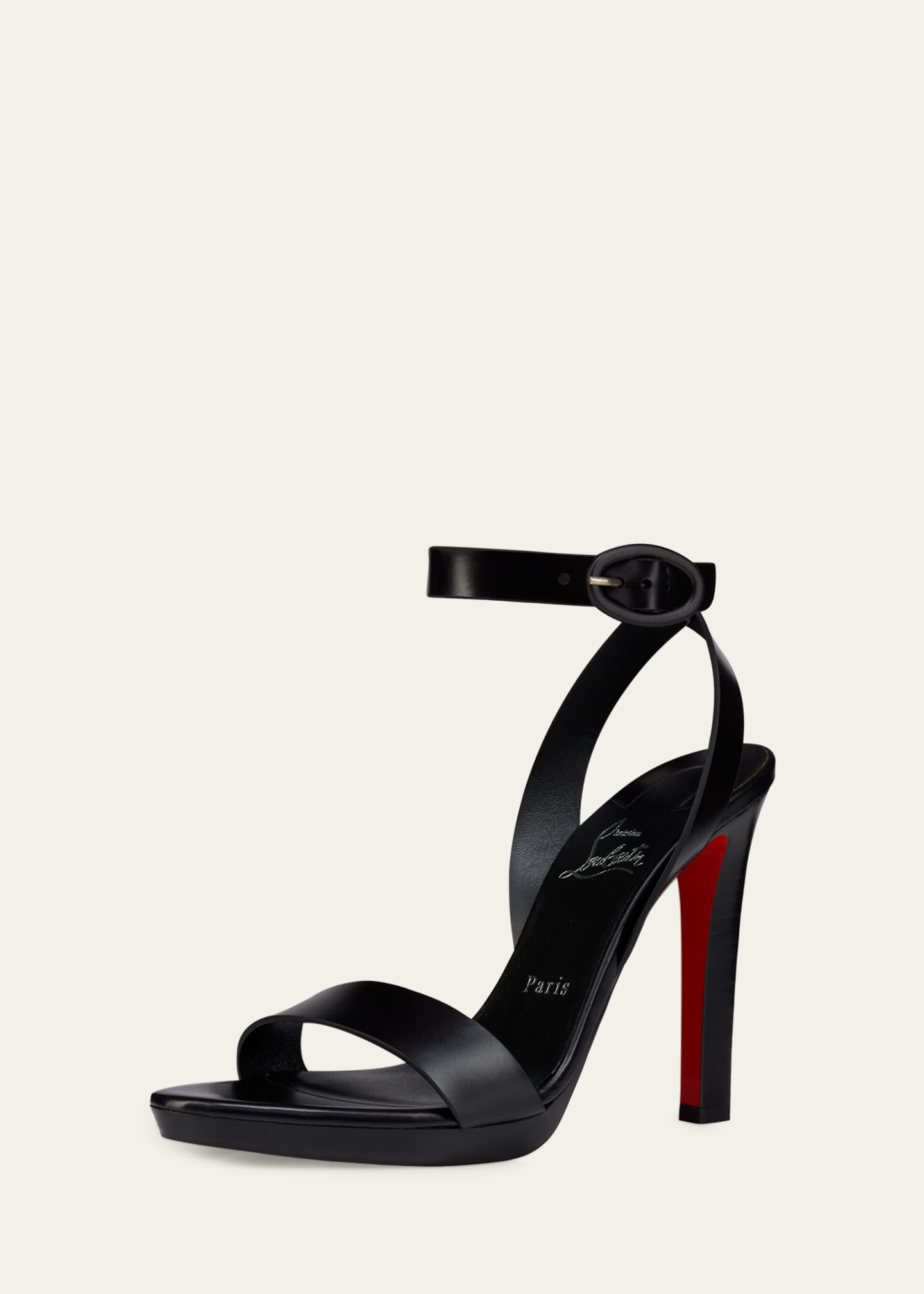 Christian Louboutin 120mm Fanny Leather Sandals - Bergdorf Goodman