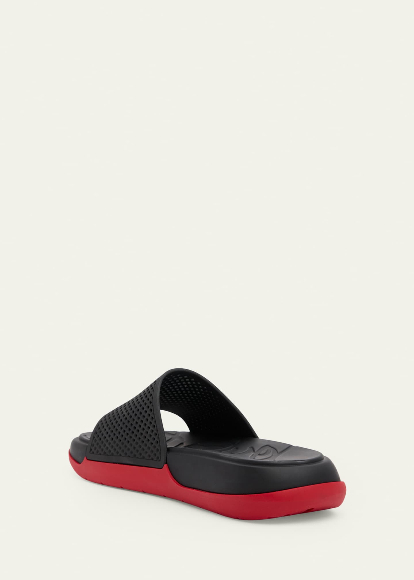 Christian Louboutin Men's Easy Breezy Rubber Slides - Bergdorf Goodman