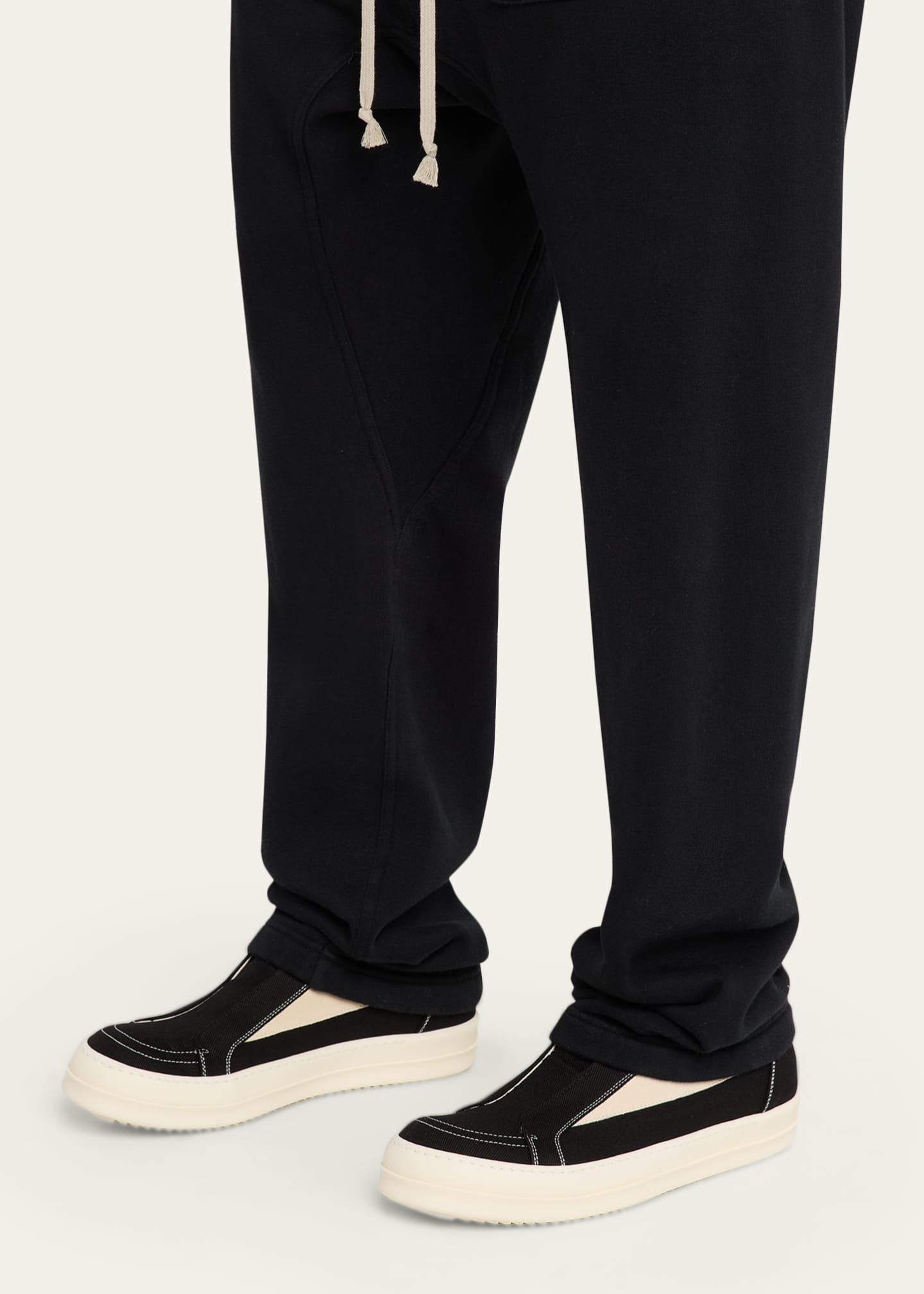 Men's Megalace Sneaks Denim Side-Zip High-Top Sneakers