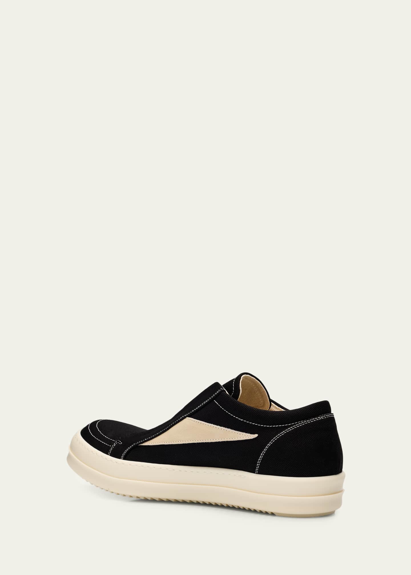 Men's Megalace Sneaks Denim Side-Zip High-Top Sneakers